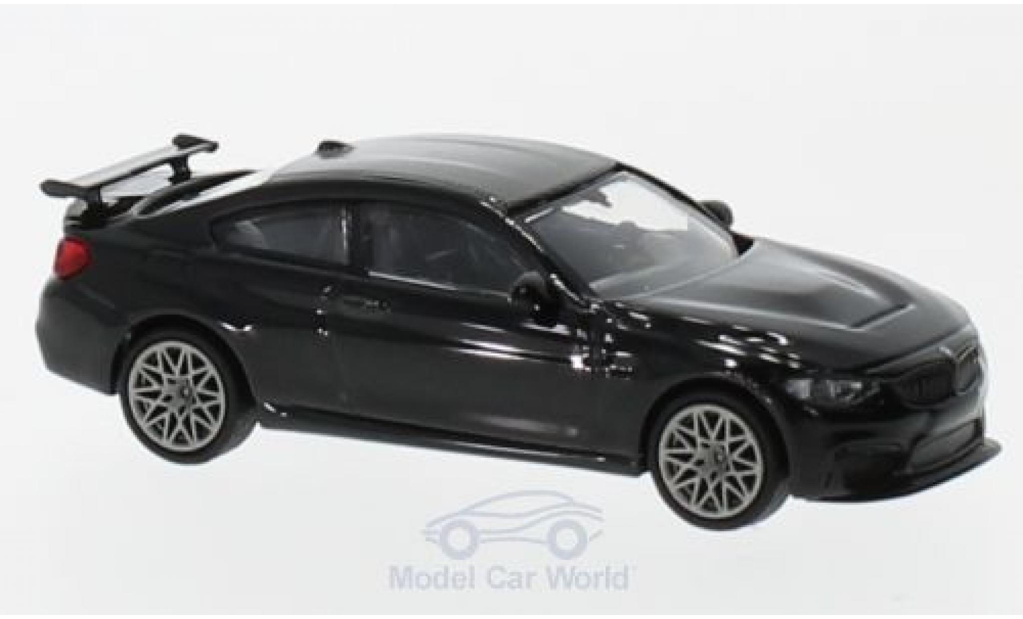 Bmw M4 1/87 Minichamps GTS metallico nero 2016 mit grigioen Felgen modellino in miniatura