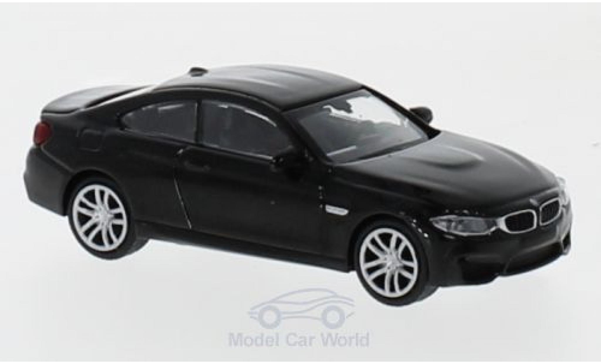 Bmw M4 1/87 Minichamps metallico nero 2015 modellino in miniatura