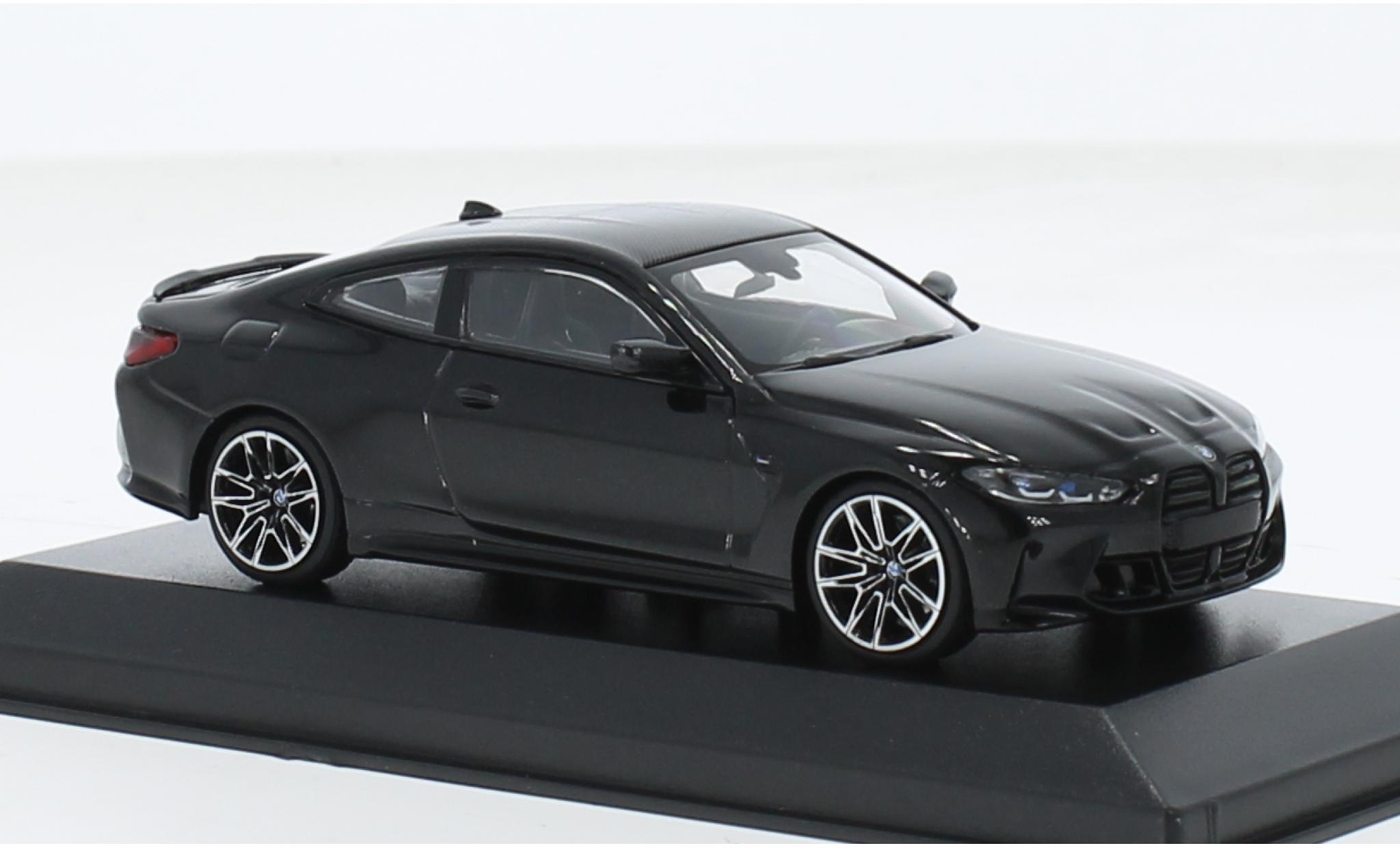 Bmw M4 1/43 Minichamps schwarz 2020 1:43 modellino in miniatura