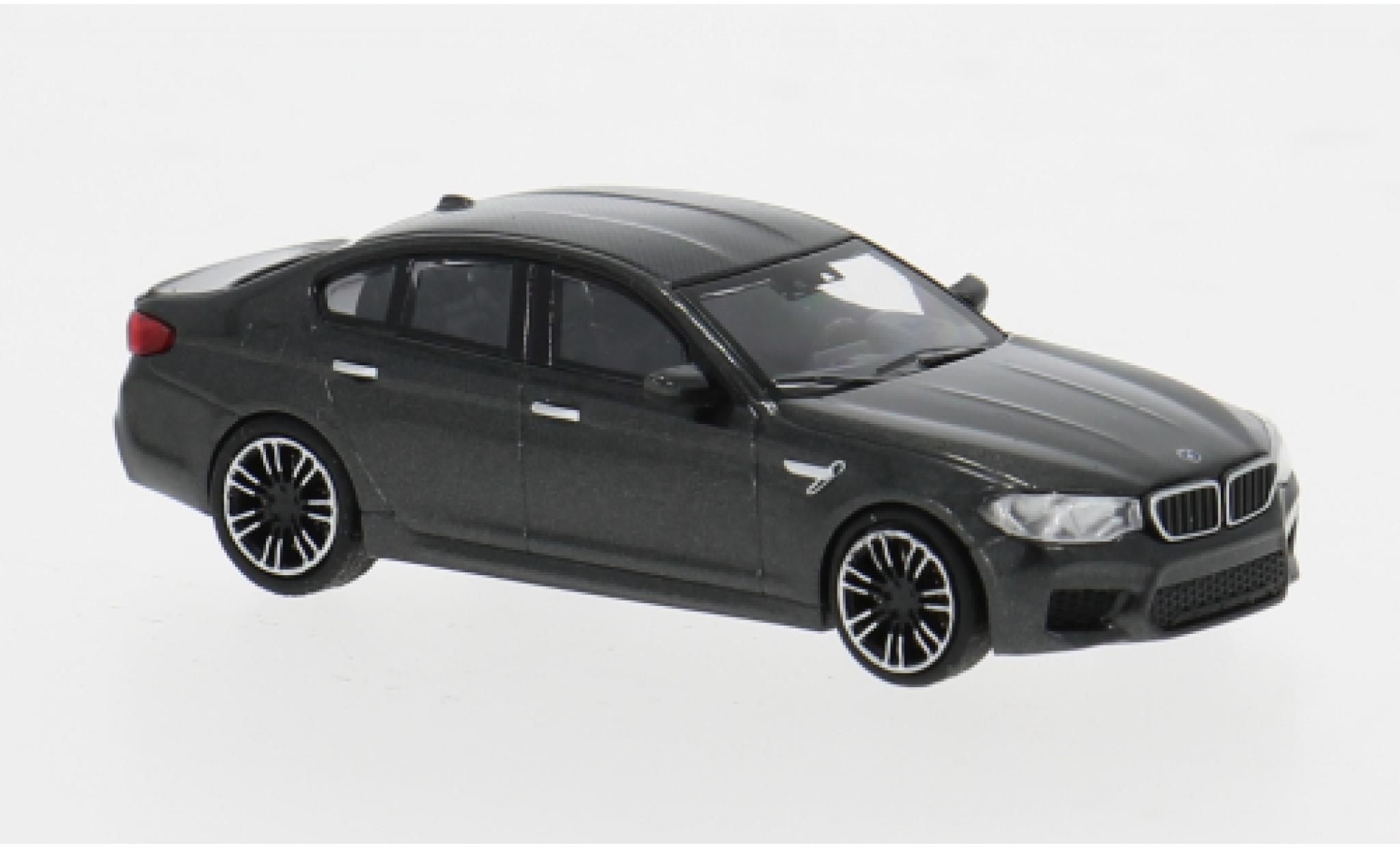 Bmw M5 1/87 Minichamps (F90) metallise grau 2018 1:87 modellino in miniatura