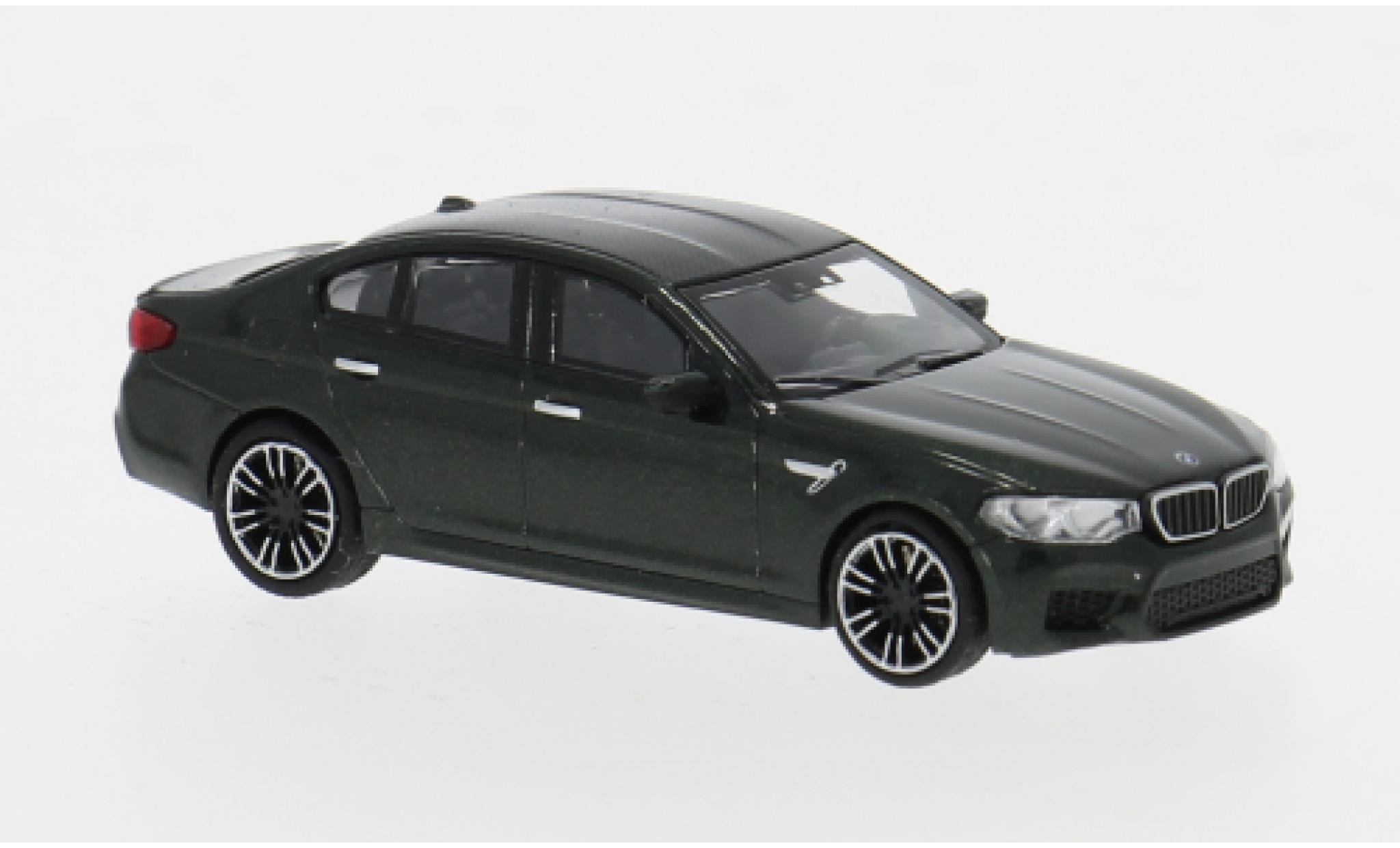 Bmw M5 1/87 Minichamps (F90) metallise grün 2018 1:87 modellino in miniatura