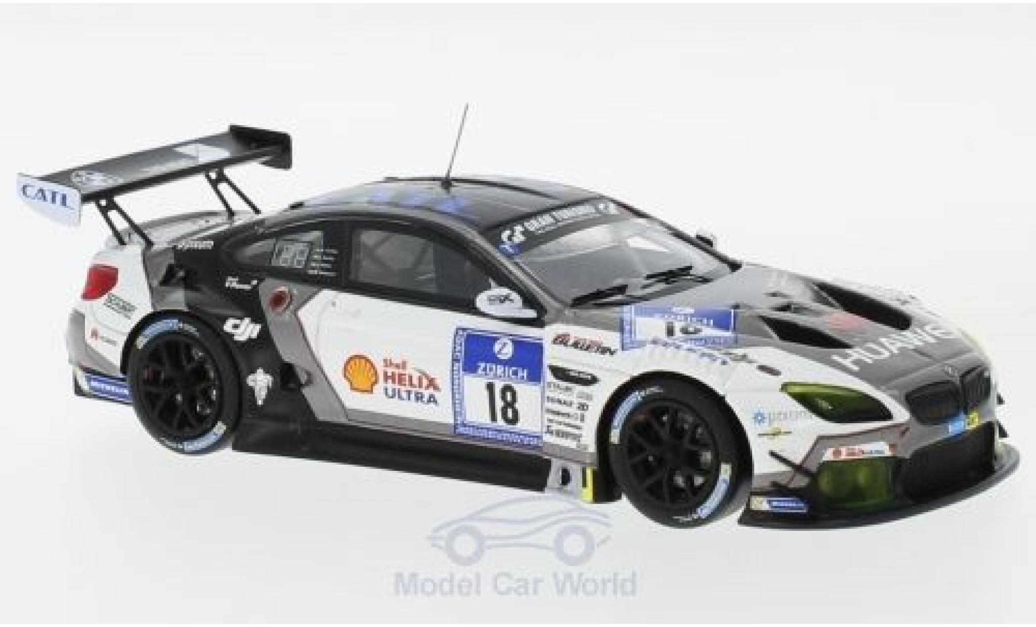 Bmw M6 1/43 Minichamps GT3 No.18 Schubert Motorsport 24h Nürburgring 2016 A.Farfus/J.Krohn/J.Müller/M.Wittmann modellino in miniatura