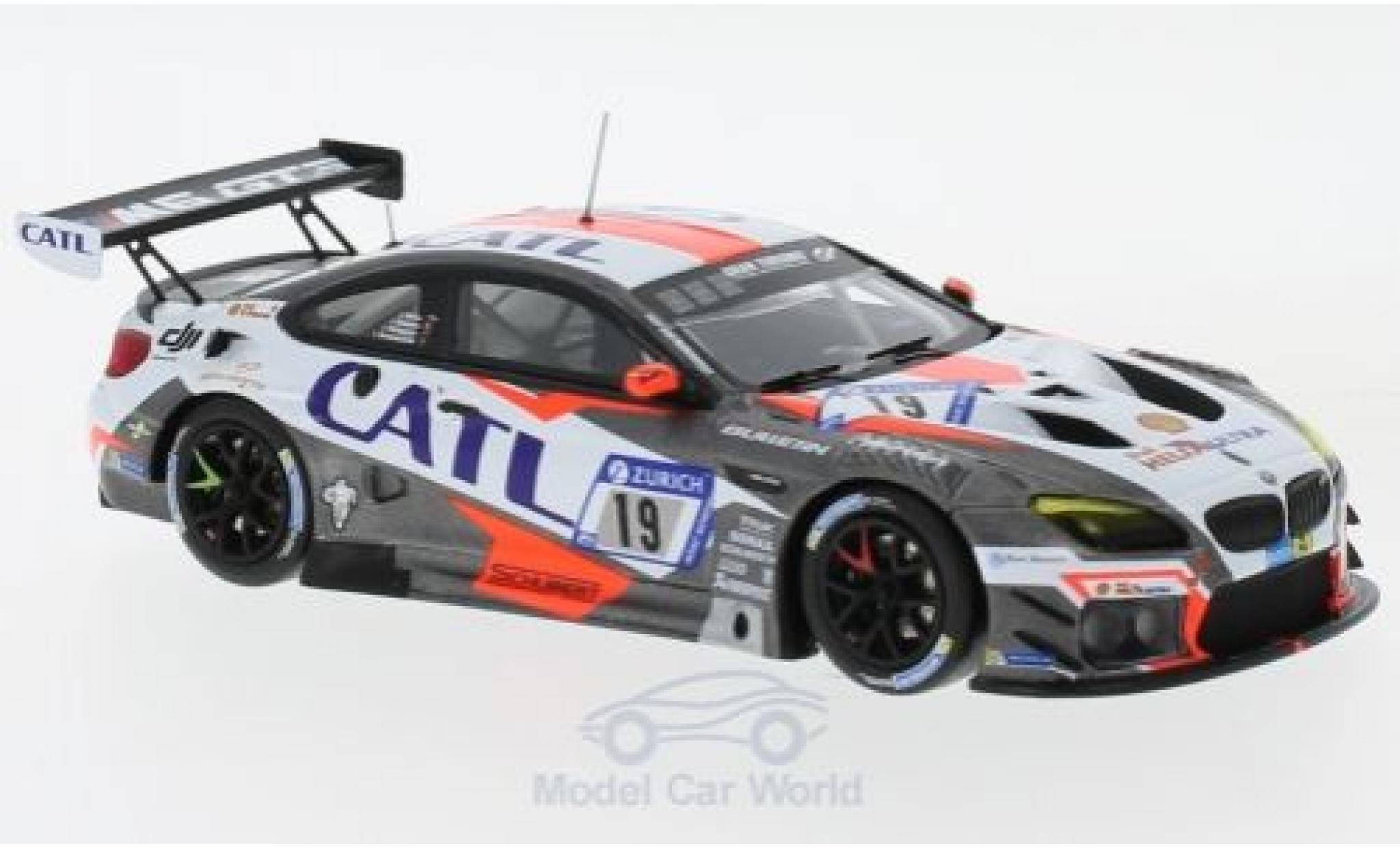 Bmw M6 1/43 Minichamps GT3 No.19 Schubert Motorsport 24h Nürburgring 2017 J.Klingmann/J.Edwards/T.Onslow-Cole/J.Müller modellino in miniatura