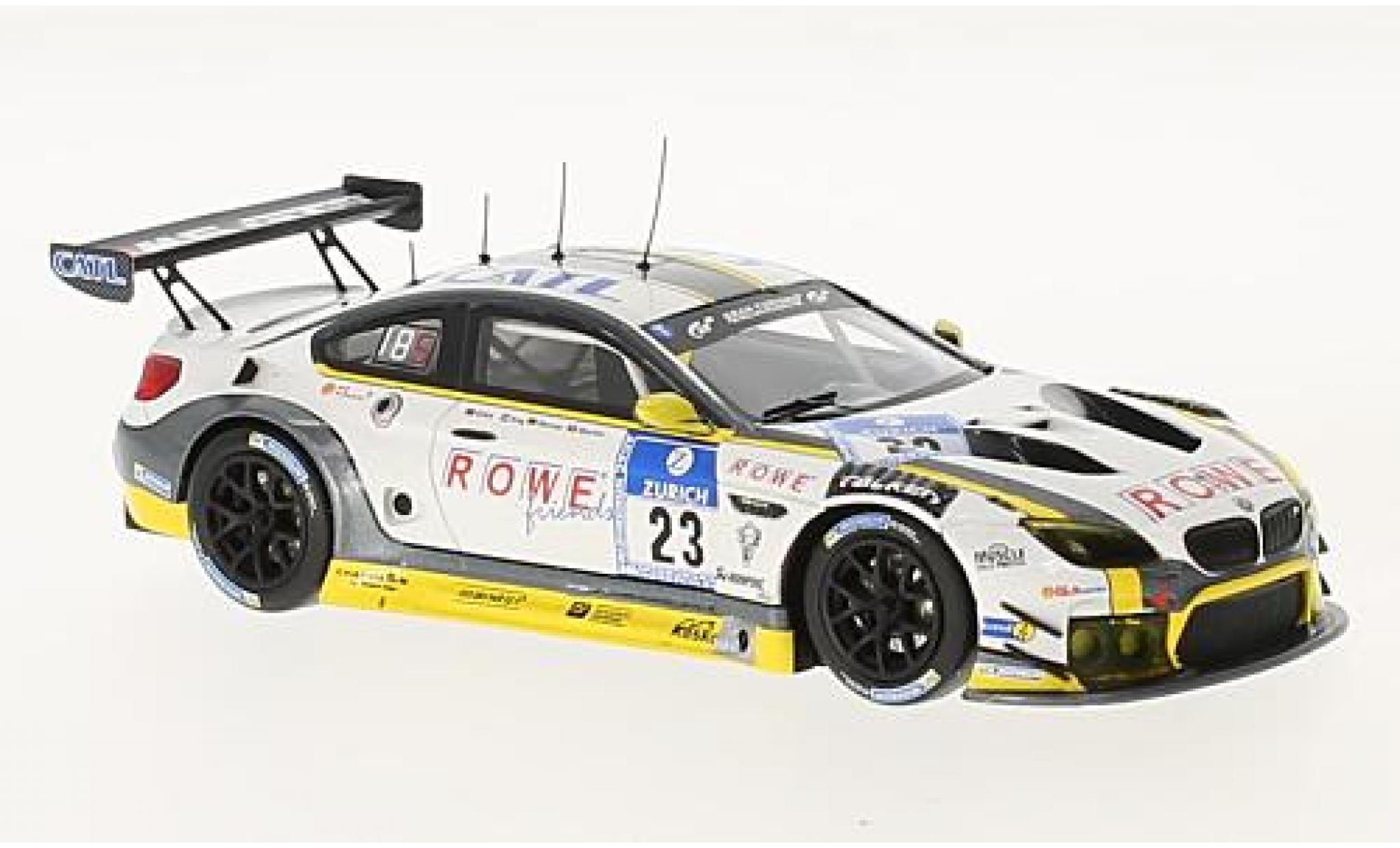 Bmw M6 1/43 Minichamps GT3 No.23 Rowe Racing 24h Nürburgring 2016 1:43 modellino in miniatura