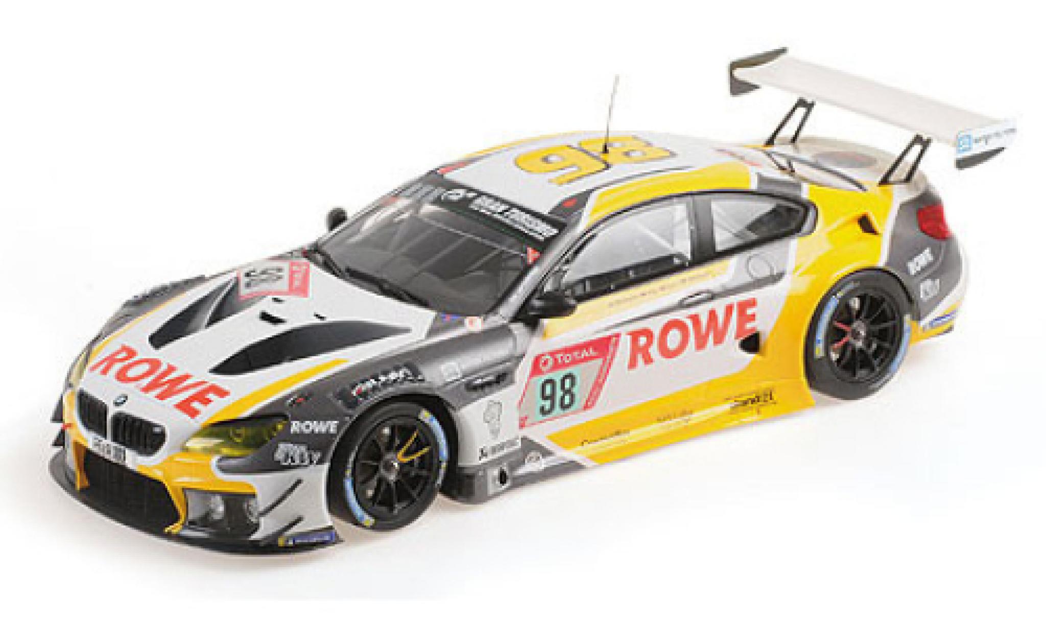 Bmw M6 1/18 Minichamps GT3 No.98 Rowe Racing 24h Nürburgring 2020 M.Wittmann/T.Blomqvist/P.Eng modellino in miniatura