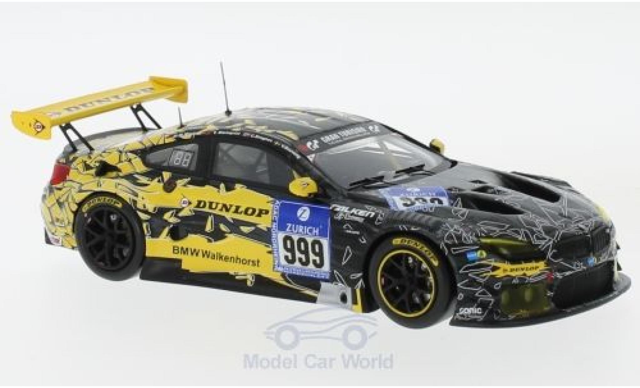 Bmw M6 1/43 Minichamps GT3 No.99 Walkenhorst Motorsport 24h Nürburgring 2016 V.Bouveng/T.Blomqvist/C.Krognes/Di Martino modellino in miniatura