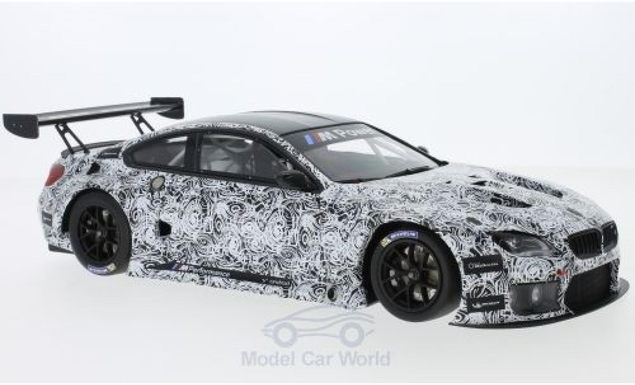 Bmw M6 1/18 Minichamps GT3 Presentation Spa 2015 modellino in miniatura