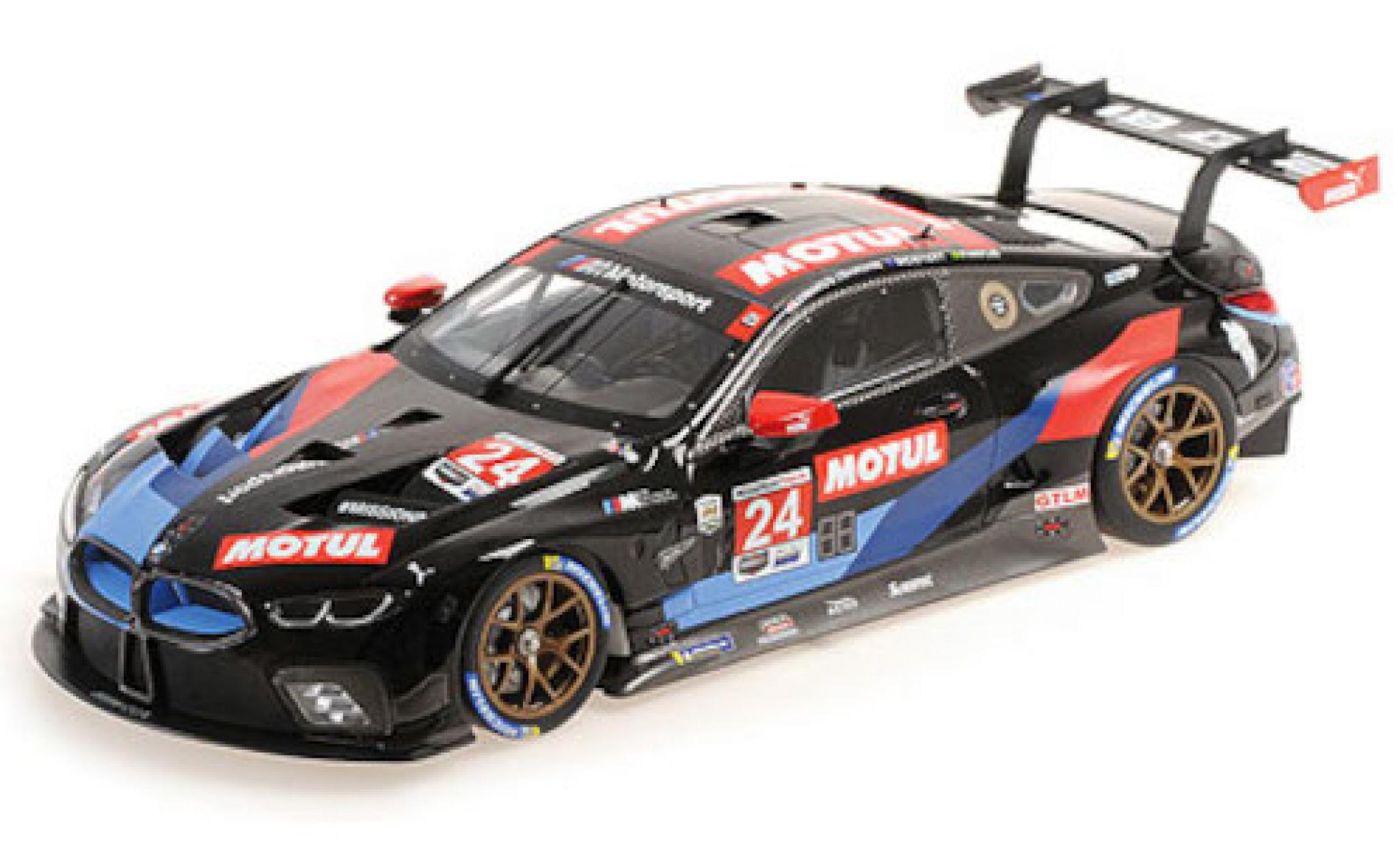 Bmw M8 1/18 Minichamps GTE No.24 RLL Racing 24h Daytona 2020 J.Edwards/A.Farfus/C.Mostert/J.Krohn modellino in miniatura