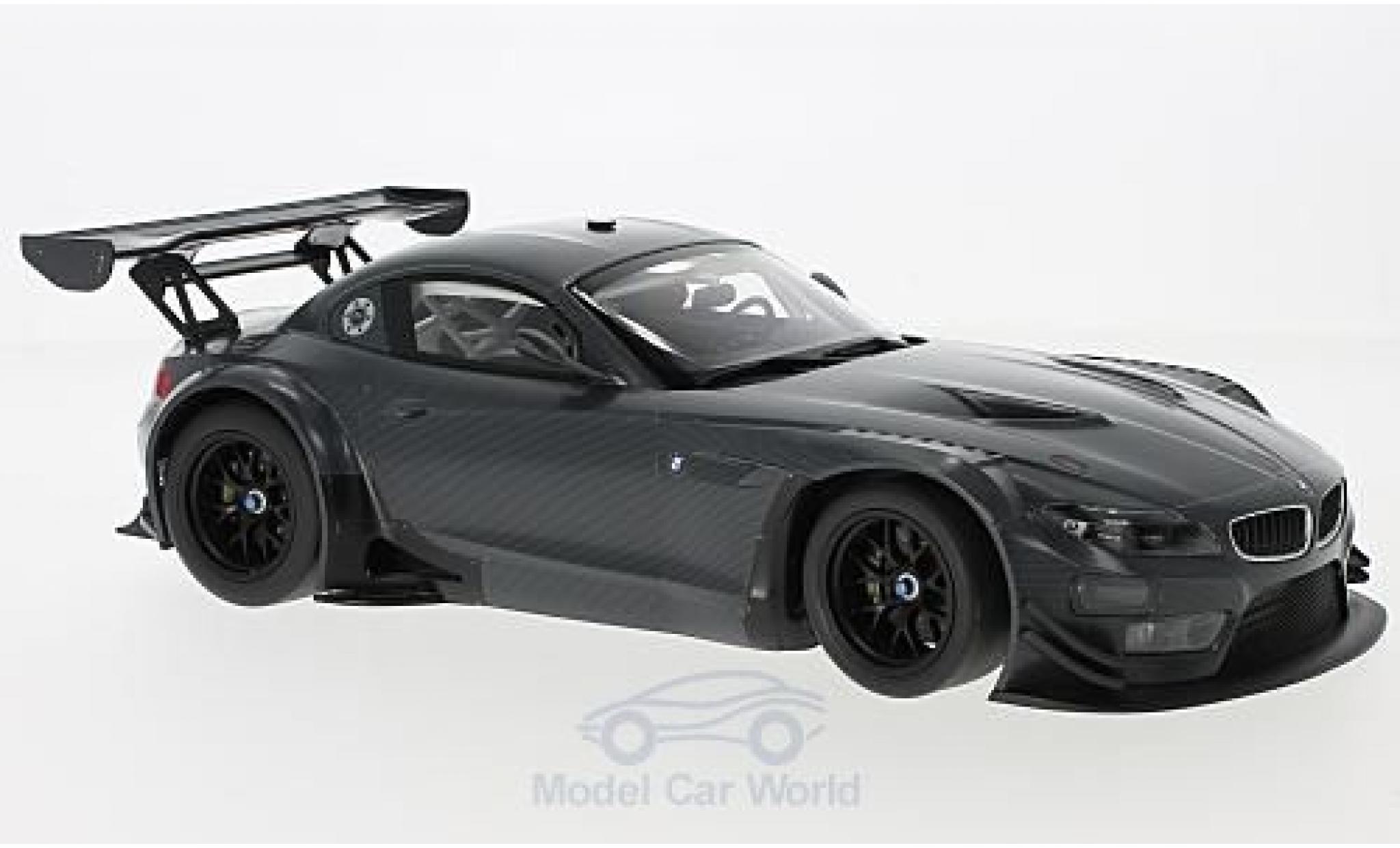Bmw Z4 E89 1/18 Minichamps GT3 (E89) carbon/grigio 2015 modellino in miniatura
