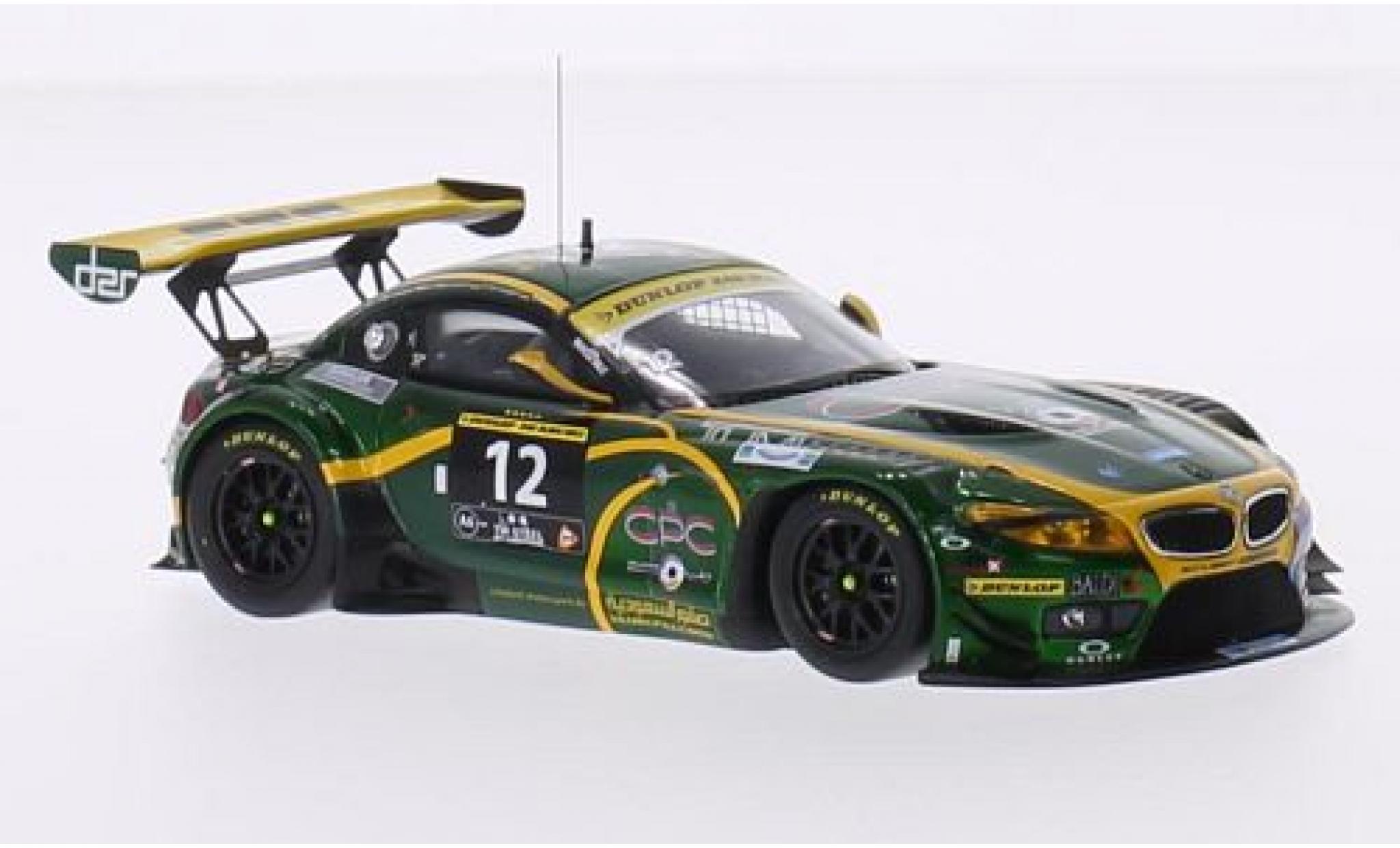 Bmw Z4 1/43 Minichamps GT3 No.12 Saudi Falcons - Team Schubert 24h Dubai 2013 A.Al Faisal/F.Binladen/D.Baumann/D.Adorf modellino in miniatura