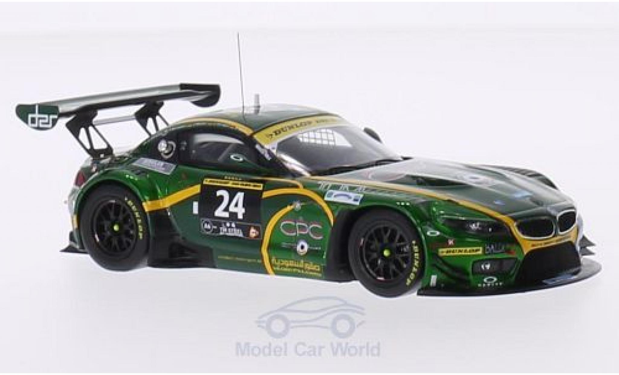 Bmw Z4 1/43 Minichamps GT3 No.24 Saudi Falcons - Team Schubert 24h Dubai 2013 A.Al Faisal/F.Binladen/J.Müller/C.Hürtgen modellino in miniatura