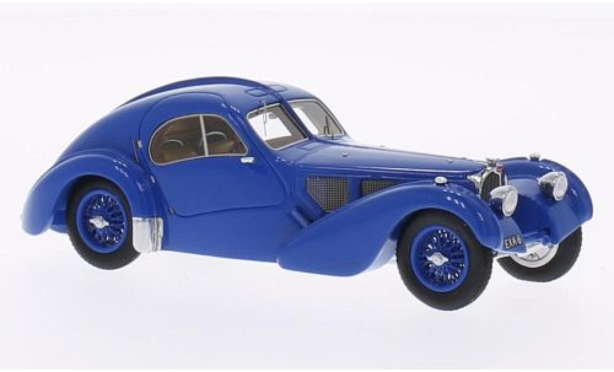 Bugatti 57 1/43 Minichamps Typ SC Atlantic blu 1938 First Class Collection modellino in miniatura