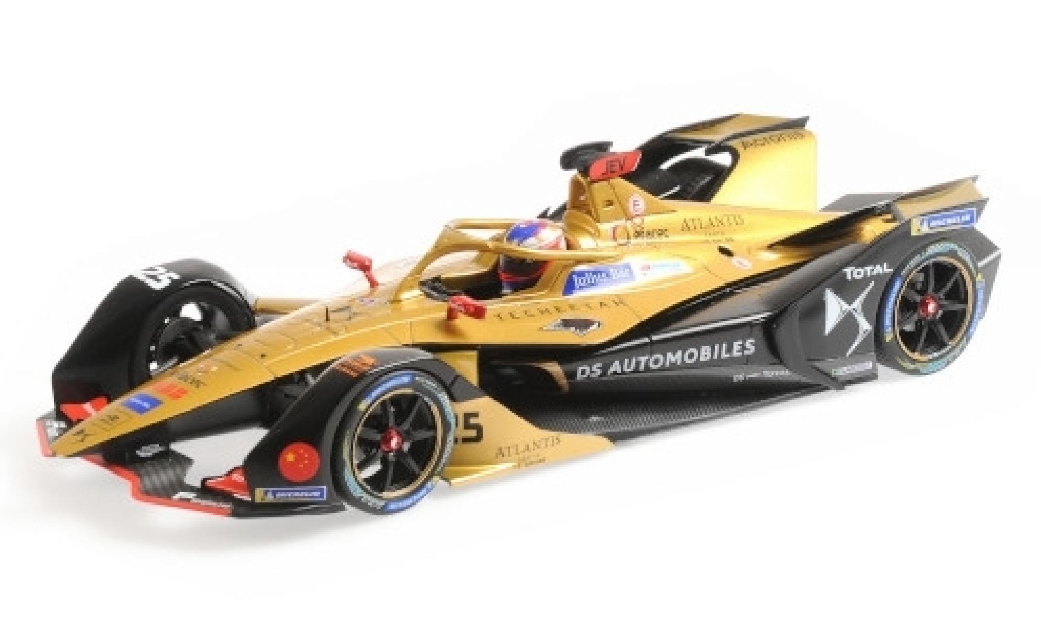 DS Automobiles E-Tense 1/18 Minichamps DS FE 19 No.25 DS Techeetah Formula E Team Formel E 2018 J. - E. Vergne modellino in miniatura