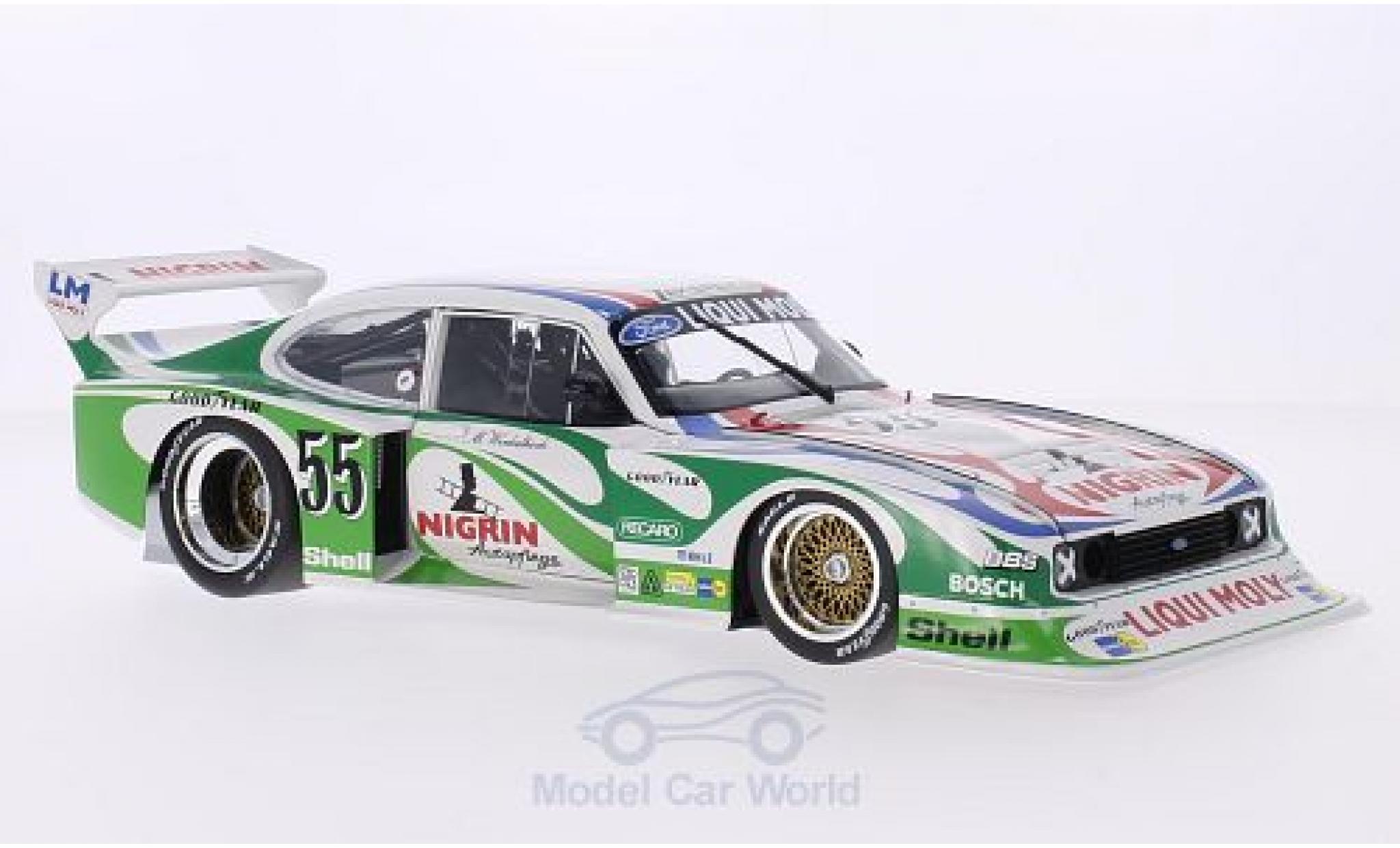 Ford Capri 1/18 Minichamps Turbo Gr.5 No.55 Nigrin DRM 1981 M.Winkelhock modellino in miniatura