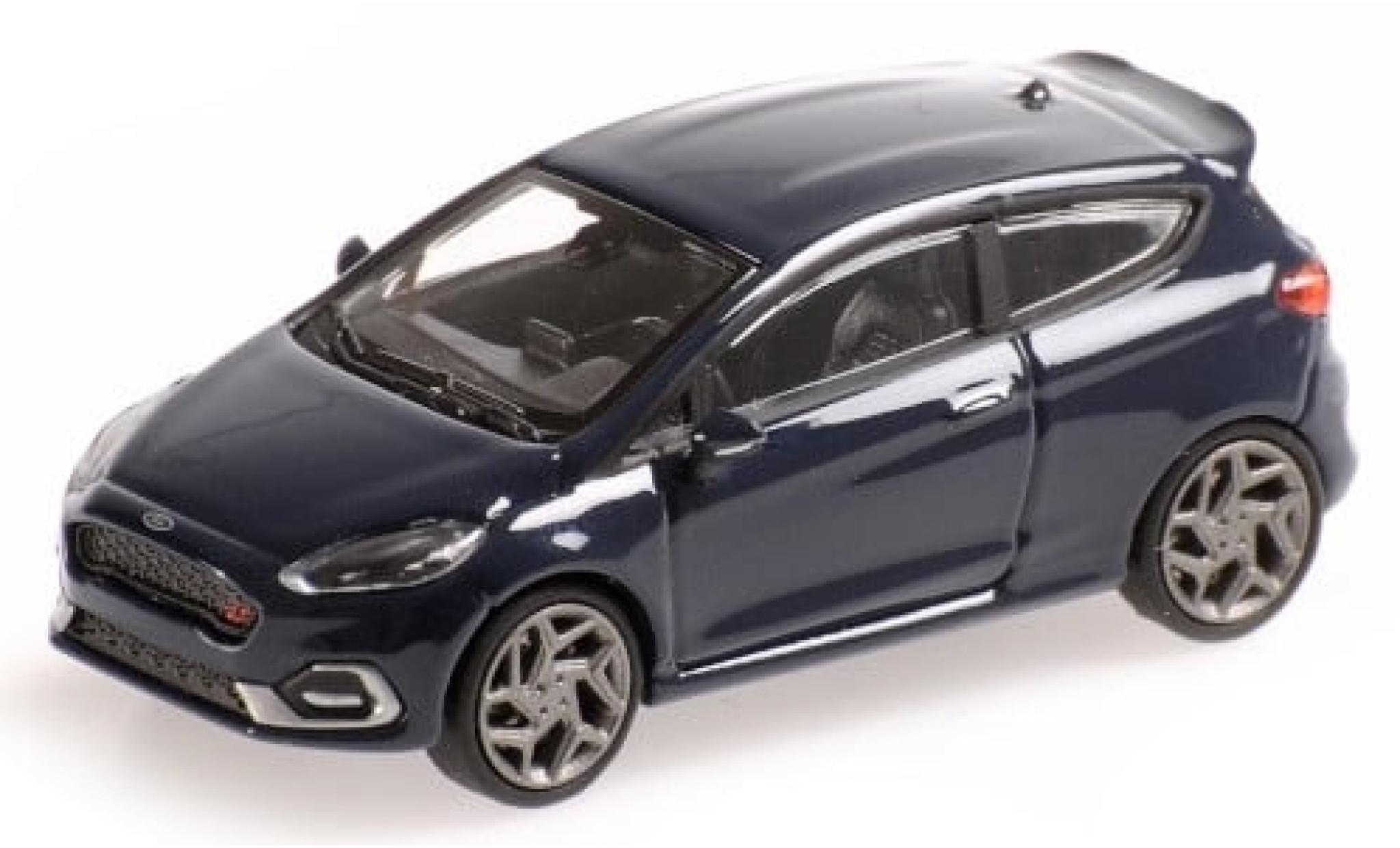 Ford Fiesta 1/87 Minichamps ST blau 2018 1:87 modellino in miniatura