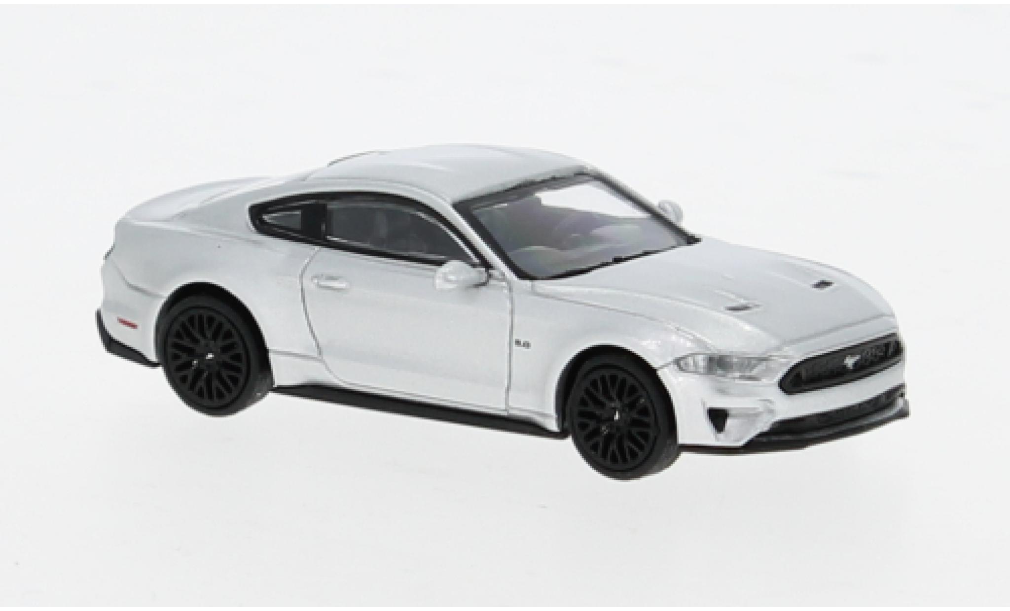 Ford Mustang 1/87 Minichamps GT silber 2018 1:87 modellino in miniatura