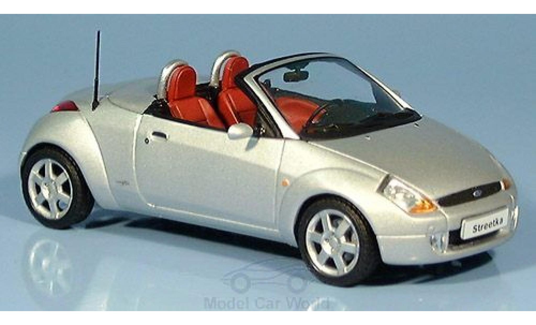 Ford Street Ka 1/43 Minichamps StreetKa grigio 2003 modellino in miniatura