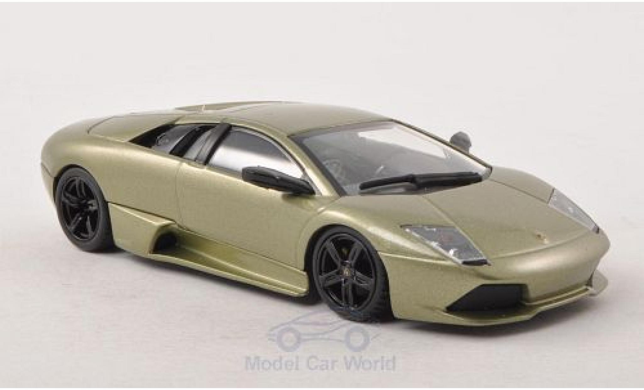 Lamborghini Murcielago LP640 1/43 Minichamps LP640 metallico verde 2006 modellino in miniatura