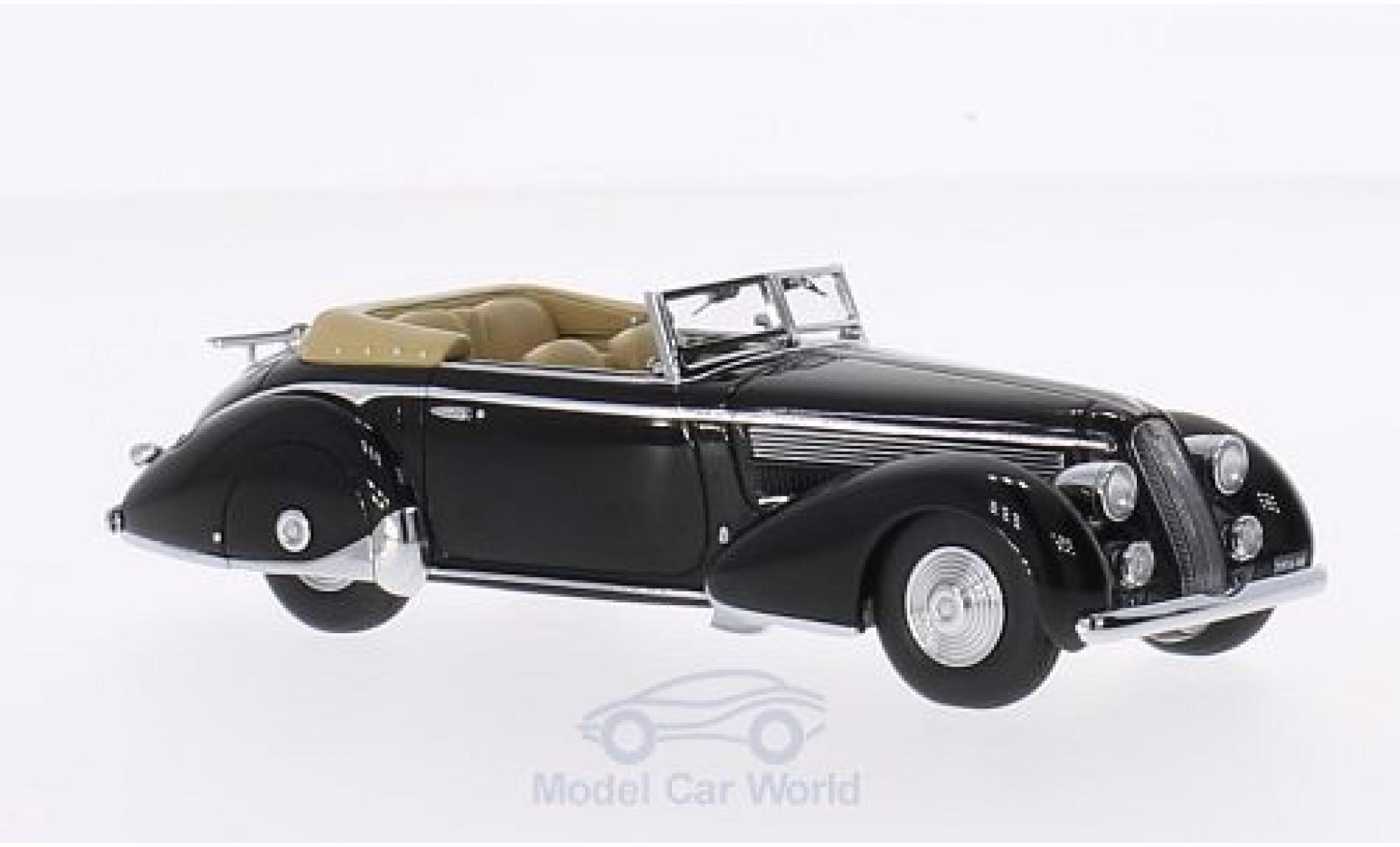 Lancia Astura 1/43 Minichamps Tipo 233 Corto nero RHD 1936 First Class Collection modellino in miniatura
