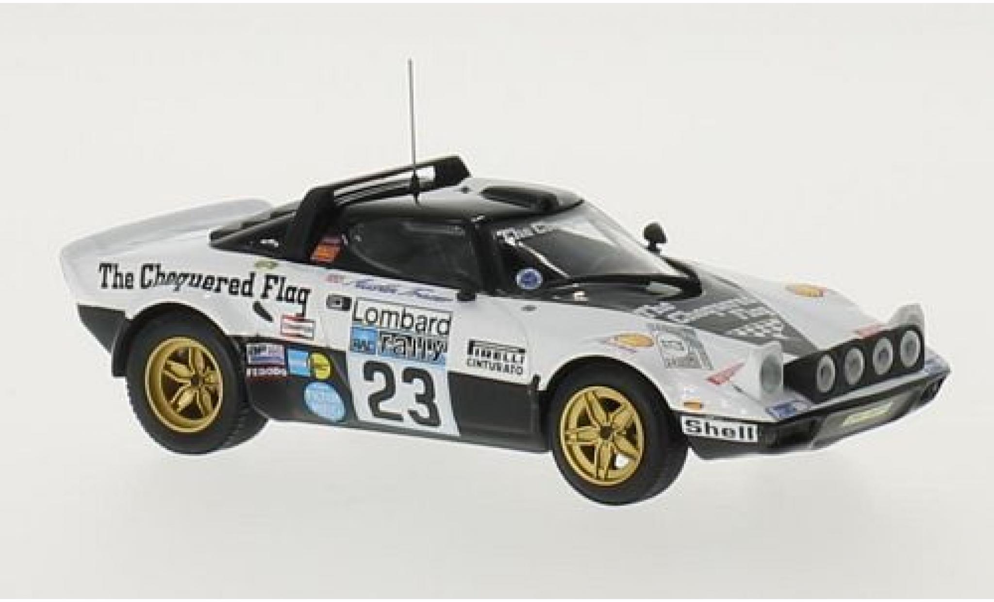 Lancia Stratos 1/43 Minichamps Rally No.23 Chequered Flag RAC Rallye 1976 P-I.Walfridson/A.Frazer modellino in miniatura