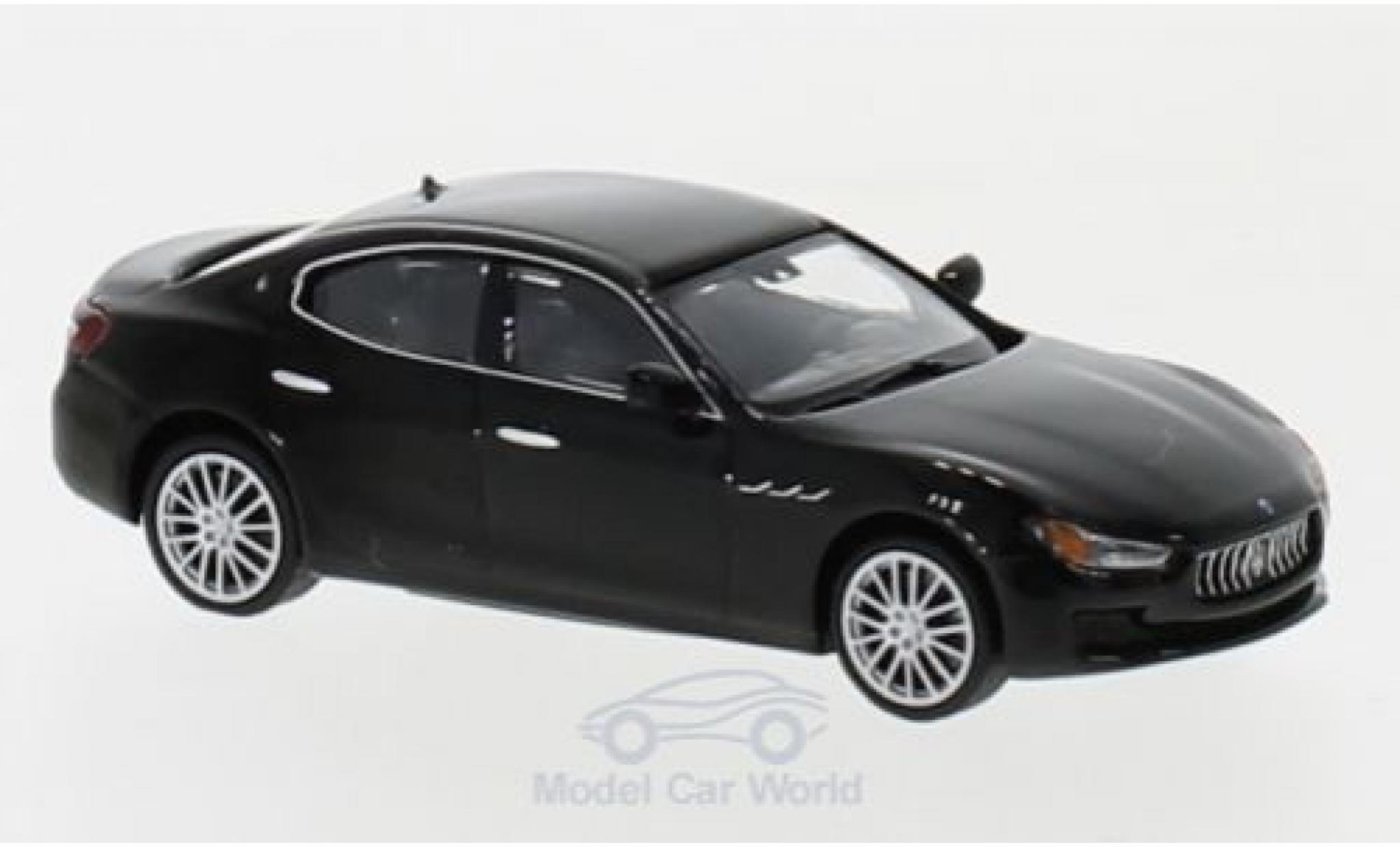 Maserati Ghibli 1/87 Minichamps nero 2018 modellino in miniatura