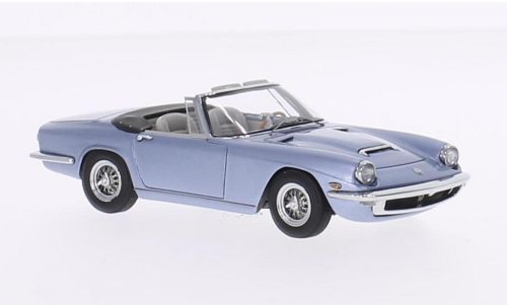 Maserati Mistral 1/43 Minichamps Spyder metallico blu 1964 modellino in miniatura