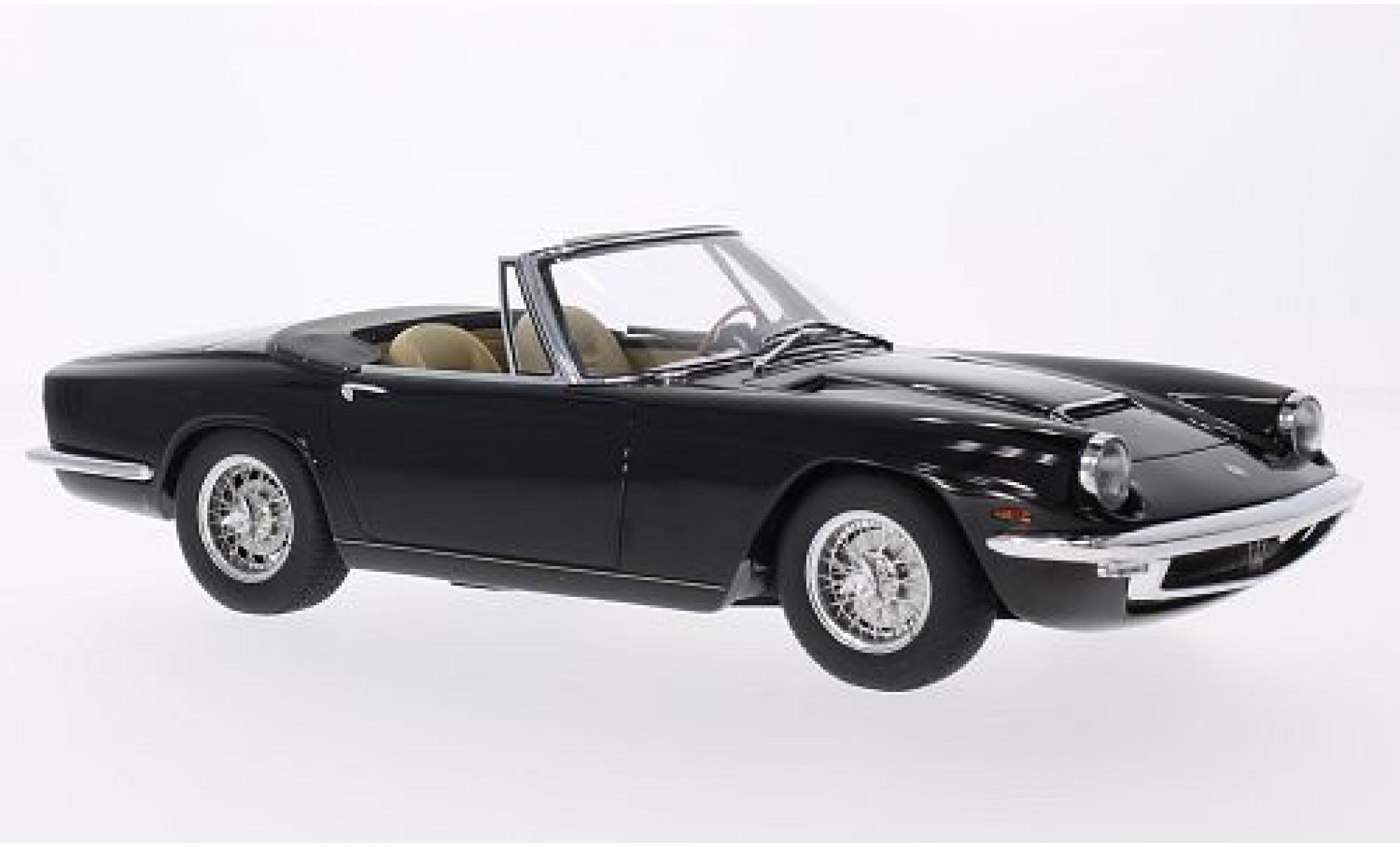 Maserati Mistral 1/18 Minichamps Spyder nero 1964 modellino in miniatura