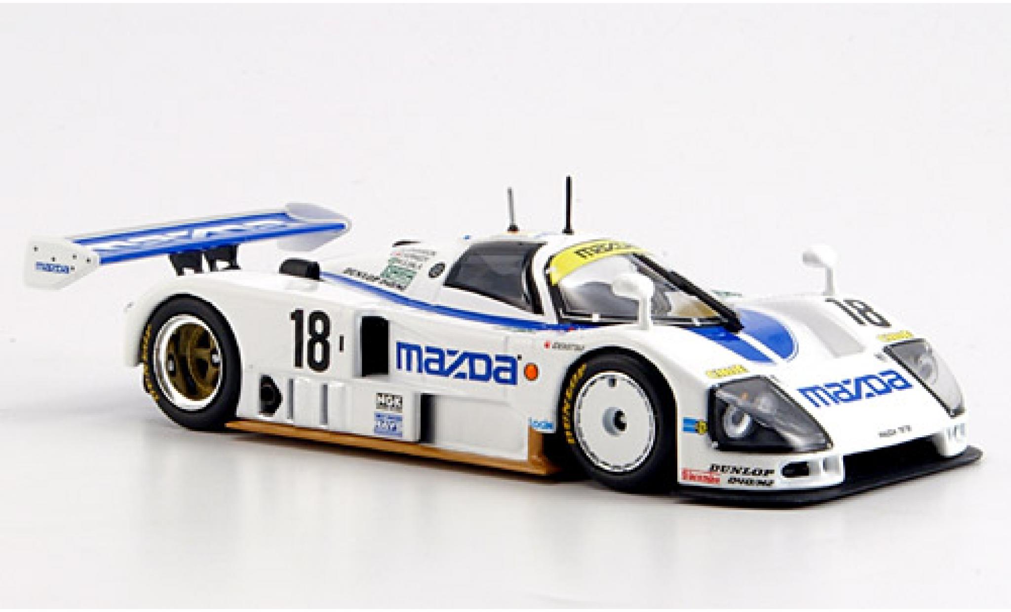 Mazda 787B 1/43 Minichamps No.18 24h Le Mans 1991 Kennedy/S.Johansson/M.S.Sala modellino in miniatura