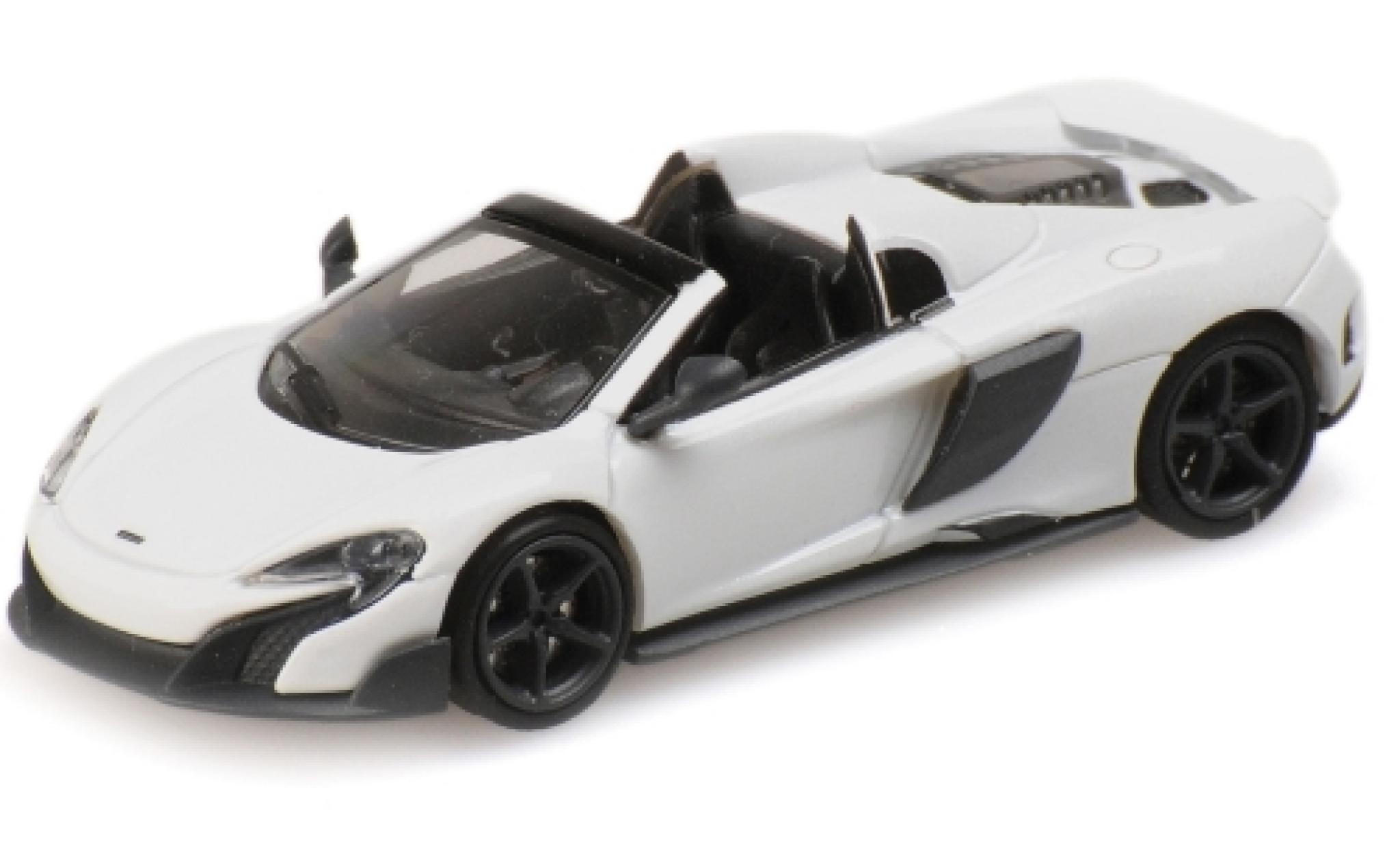 McLaren 675 1/87 Minichamps LT Spider bianco 2016 modellino in miniatura