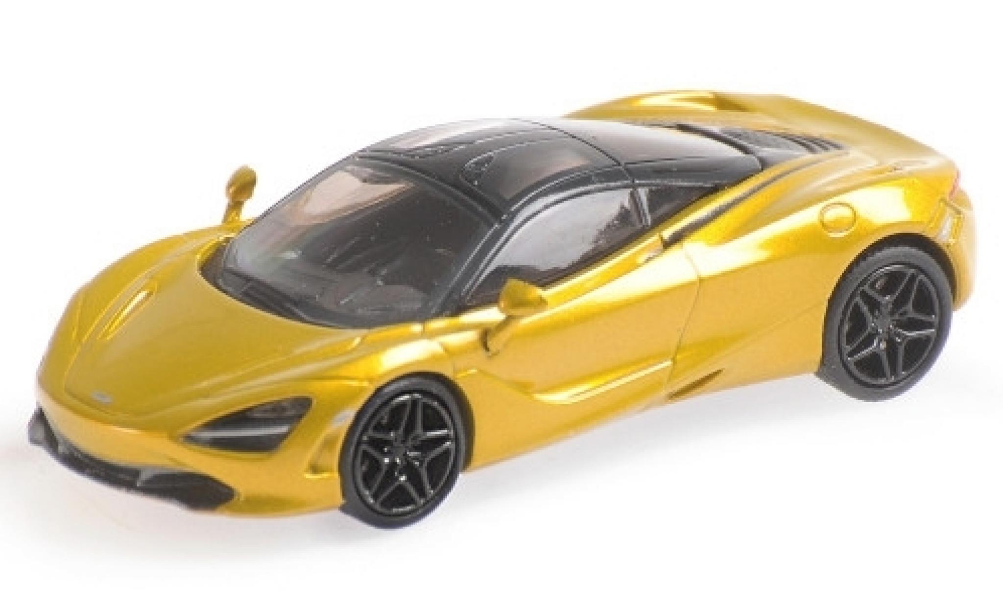 McLaren 720 1/87 Minichamps S metallico giallo modellino in miniatura