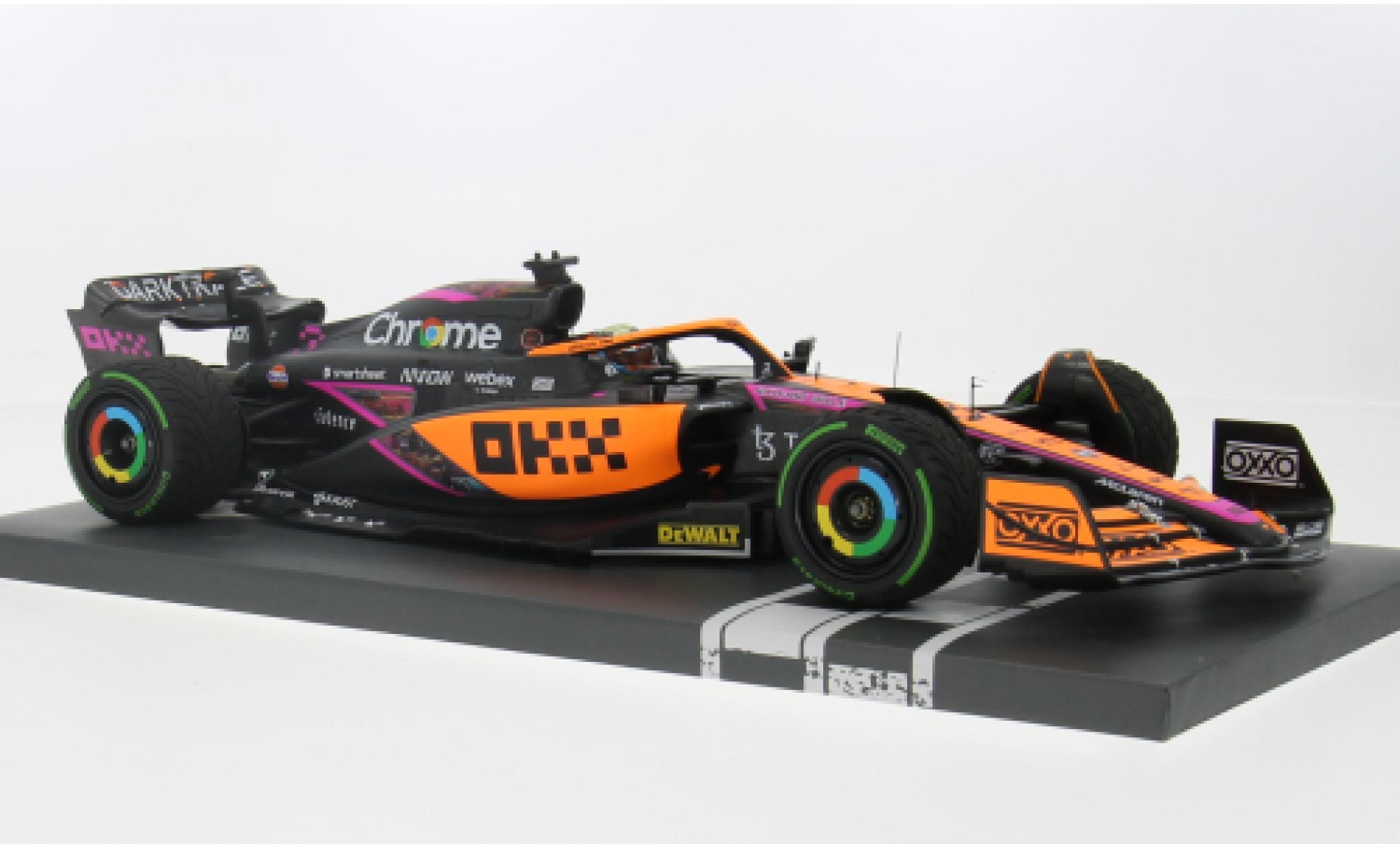 McLaren F1 1/18 Minichamps MCL36 No.3 Team Formel 1 GP Singapur 2022 1:18 modellino in miniatura