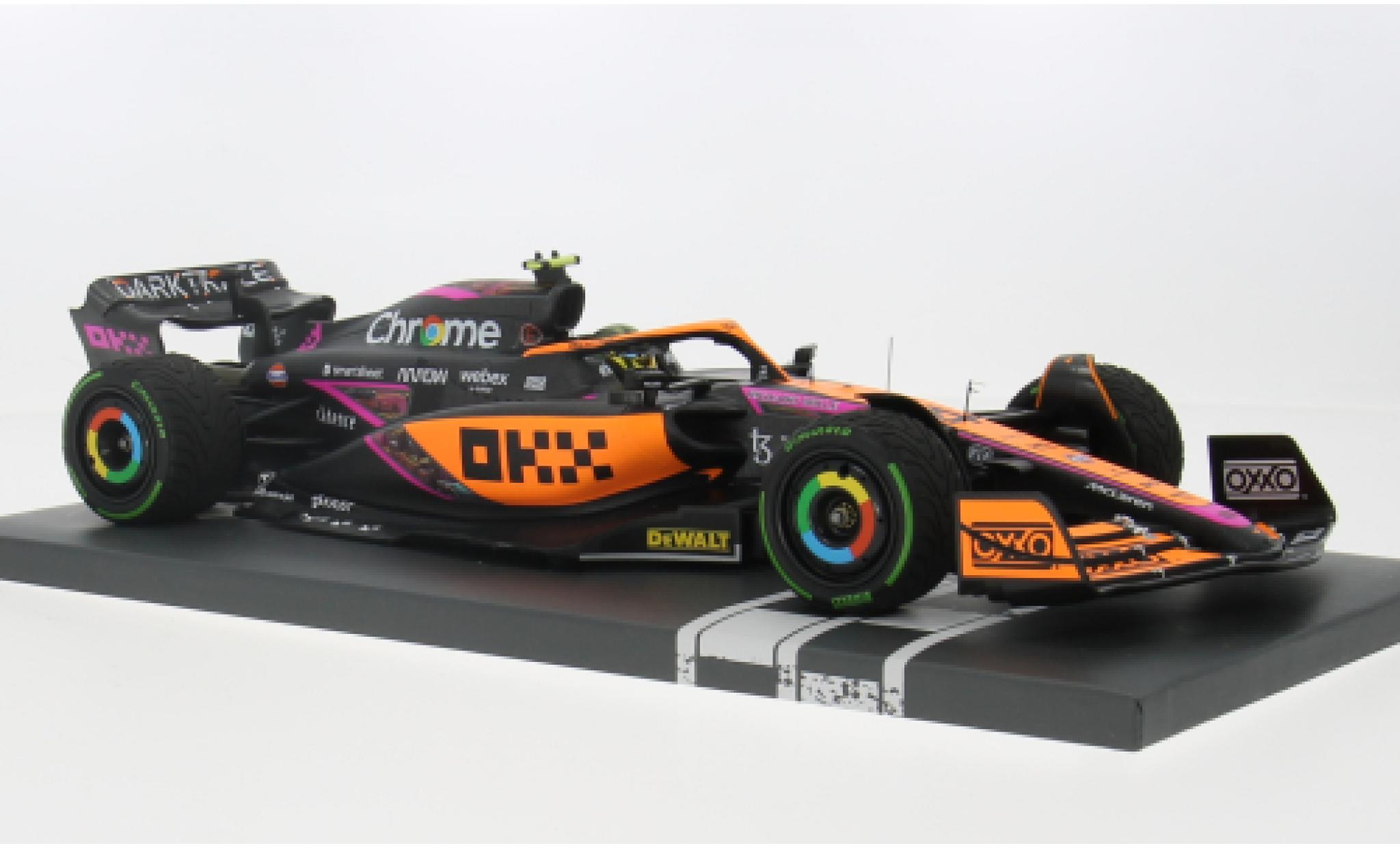 McLaren F1 1/18 Minichamps MCL36 No.4 Team Formel 1 GP Singapur 2022 1:18 modellino in miniatura