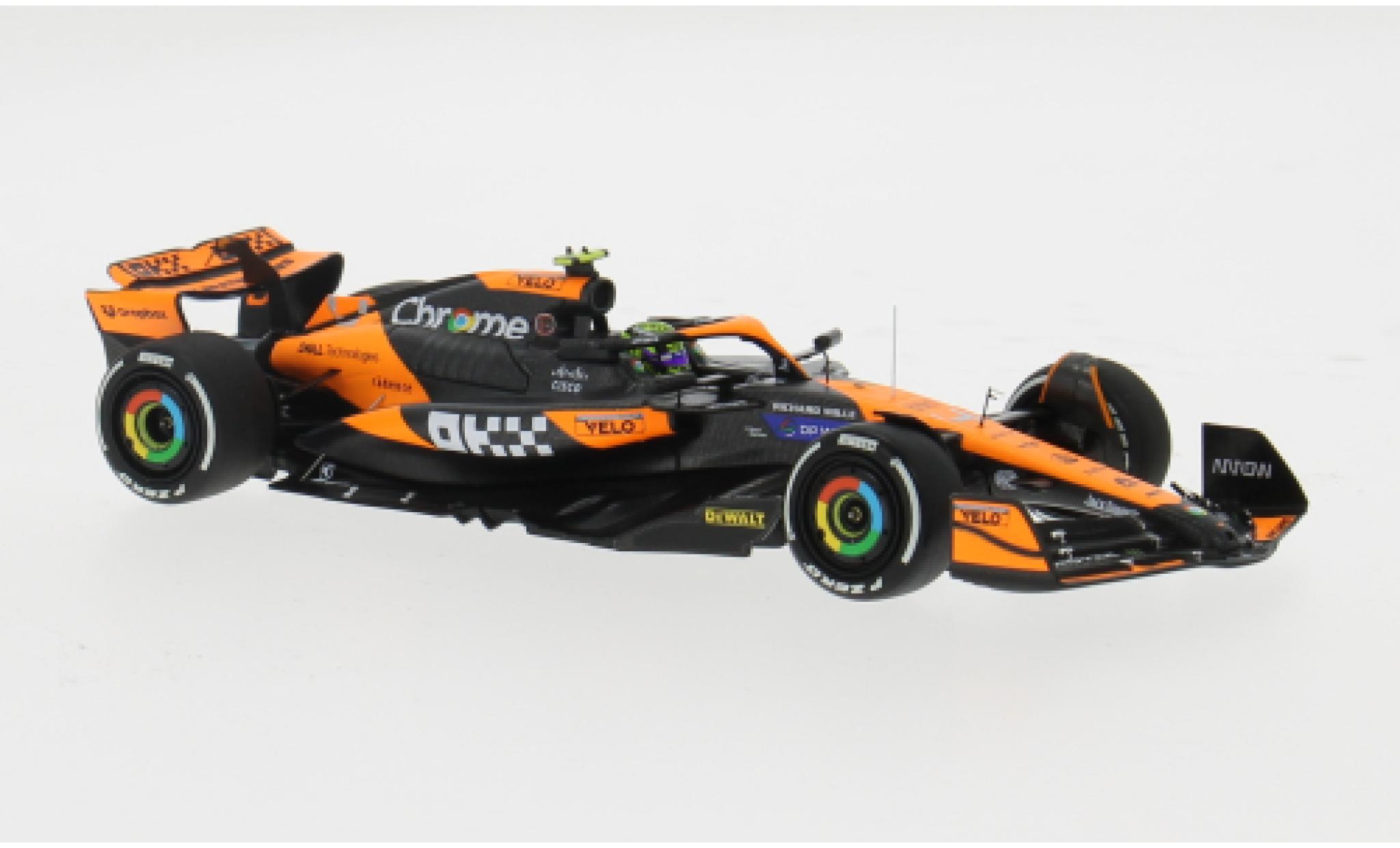 McLaren F1 1/43 Minichamps MCL38 No.4 Team Formel 1 GP Miami 2024 1:43 modellino in miniatura