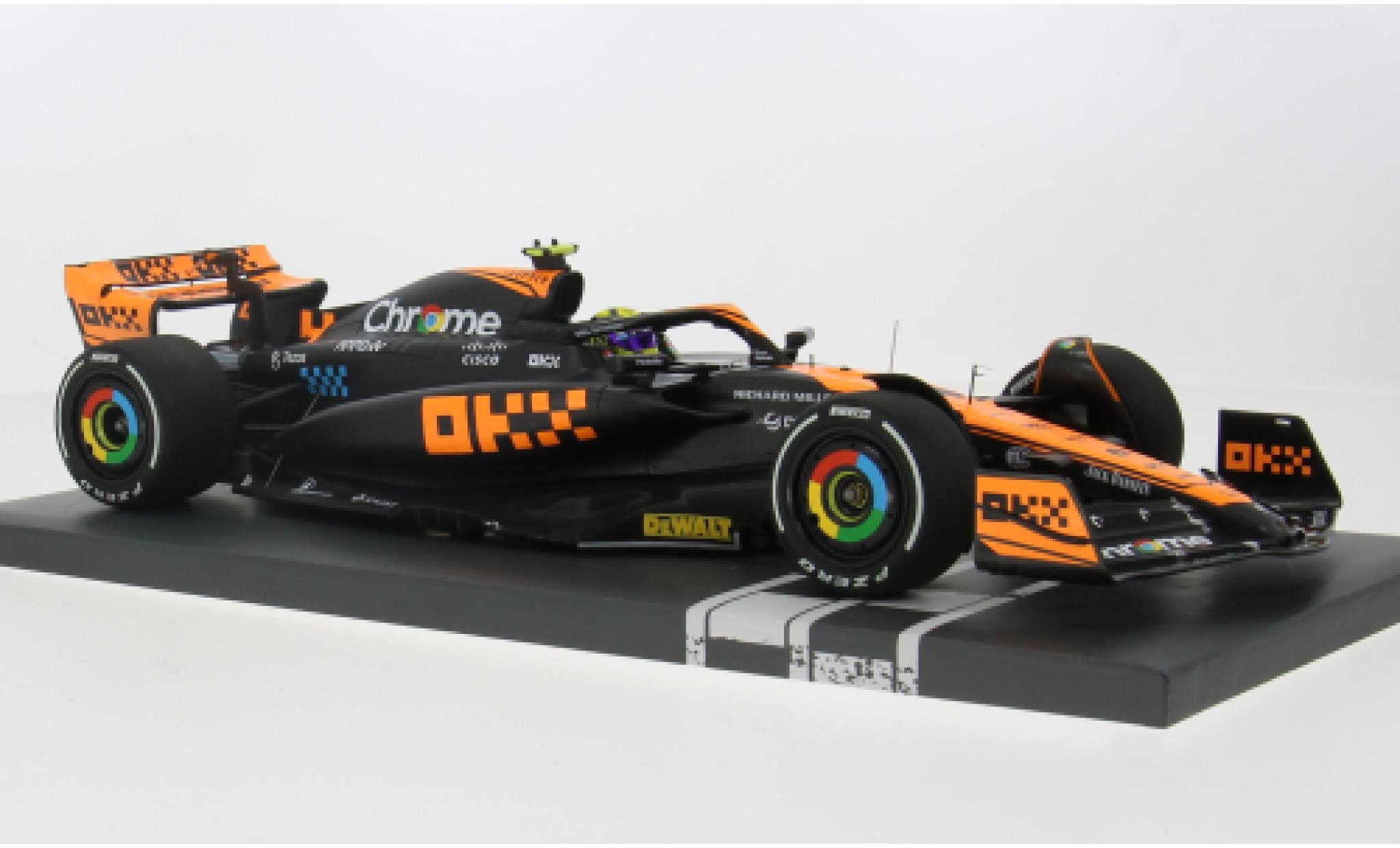 McLaren F1 1/18 Minichamps MCL60 No.4 Team Formel 1 GP Japan 2023 1:18 modellino in miniatura