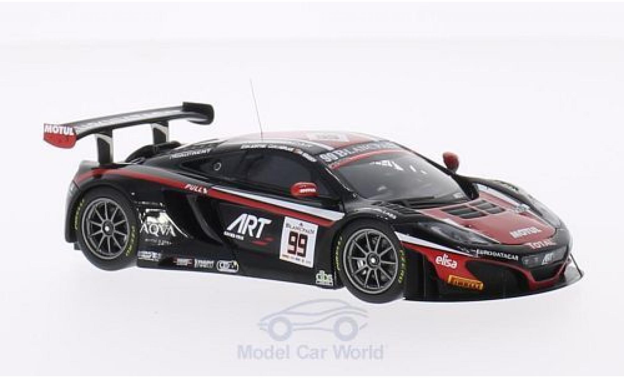 McLaren MP4-12C 1/43 Minichamps GT3 No.99 Team Art Grand Prix 24h Spa 2014 K.Estre/K.Korjus/A.Soucek modellino in miniatura