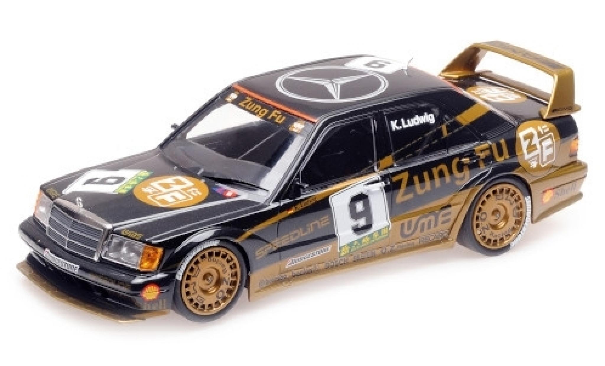 Mercedes 190 1/18 Minichamps E 2.5-16 EVO 2 (W200) No.9 Zung Fu Macau Guia Race 1991 K.Ludwig modellino in miniatura