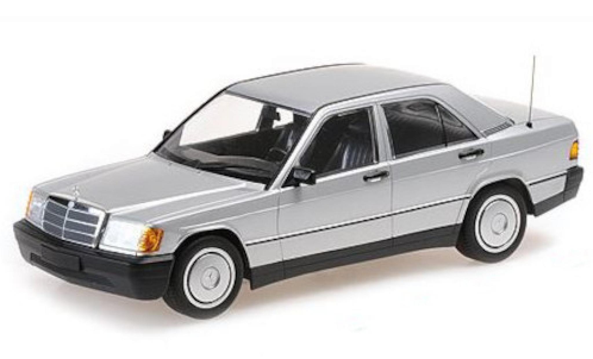 Mercedes 190 1/18 Minichamps E (W201) grigio 1982 modellino in miniatura