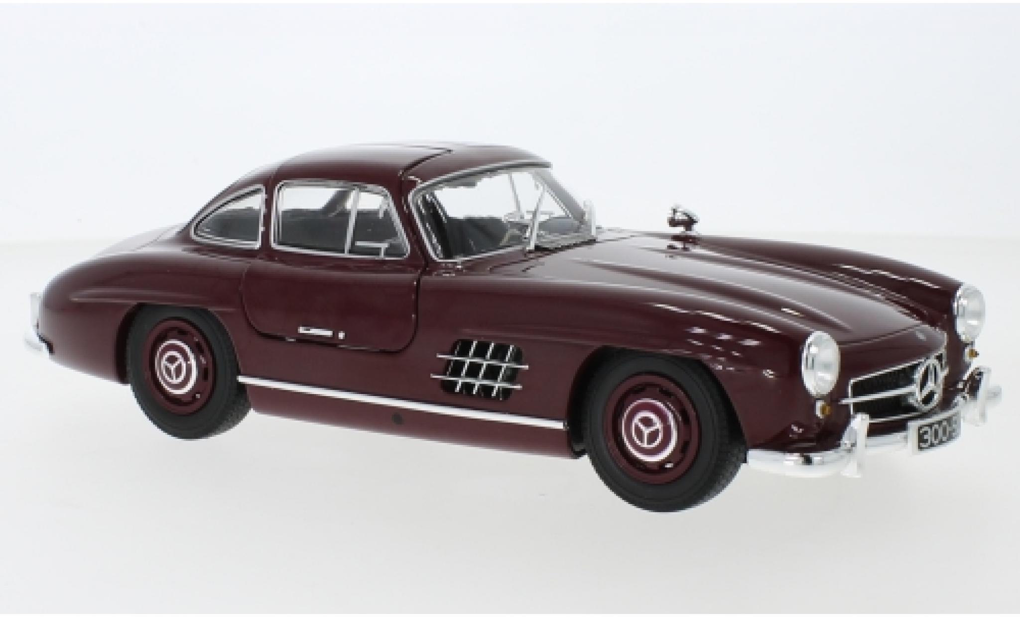 Mercedes 300 1/18 Minichamps SL (W198) rosso 1955 modellino in miniatura