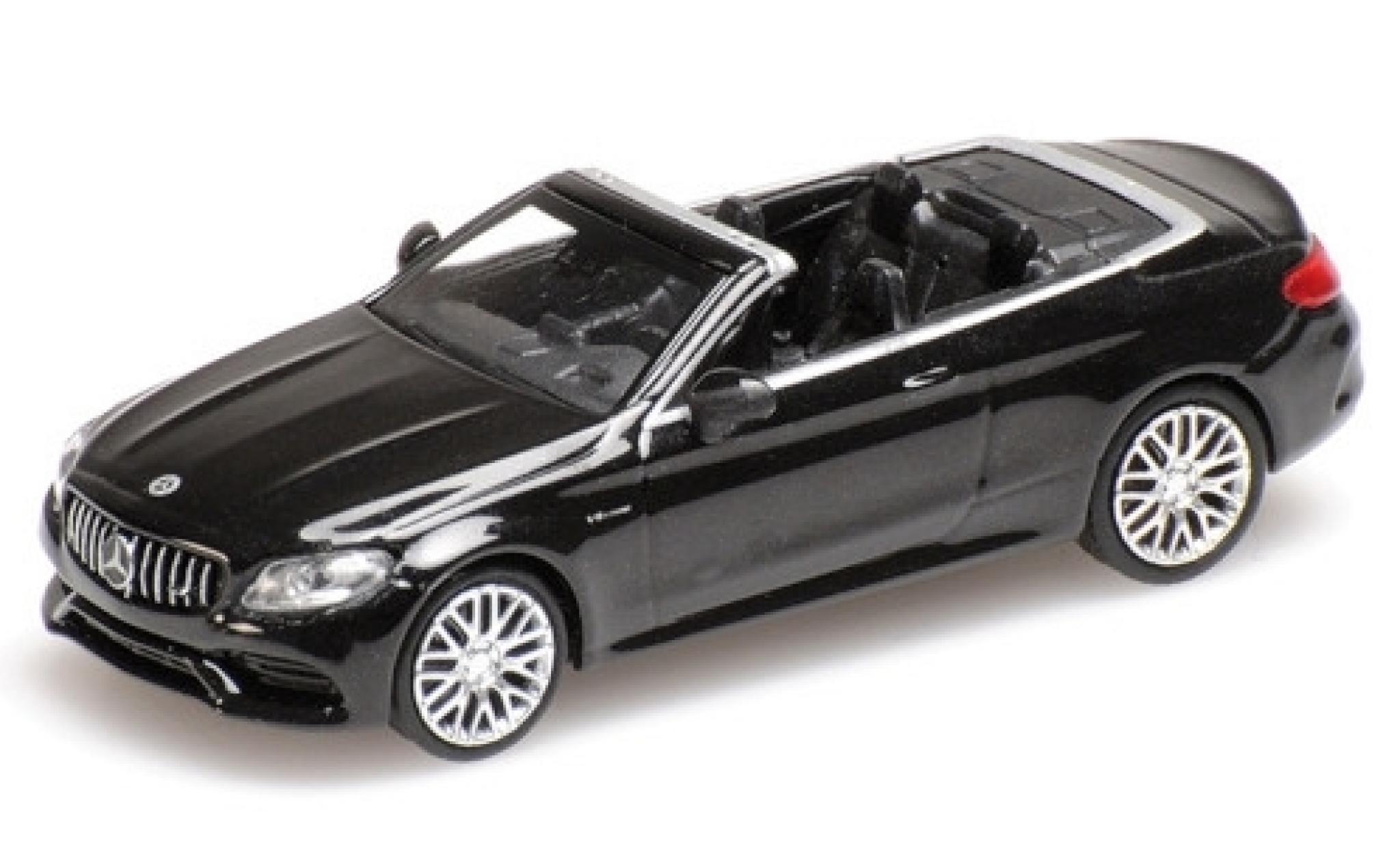 Mercedes Classe C 1/87 Minichamps AMG C63 Cabriolet (A205) metallico nero 2019 modellino in miniatura