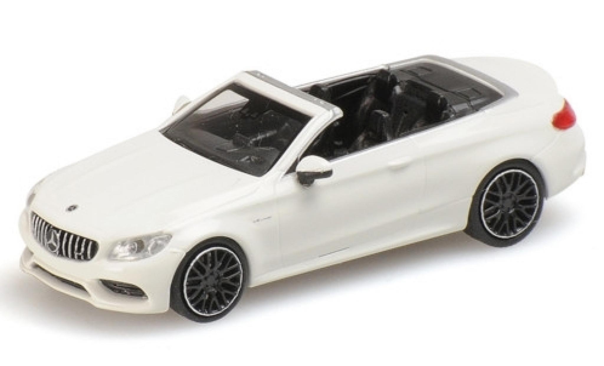 Mercedes Classe C 1/87 Minichamps AMG C63 Cabriolet (A205) bianco 2019 modellino in miniatura