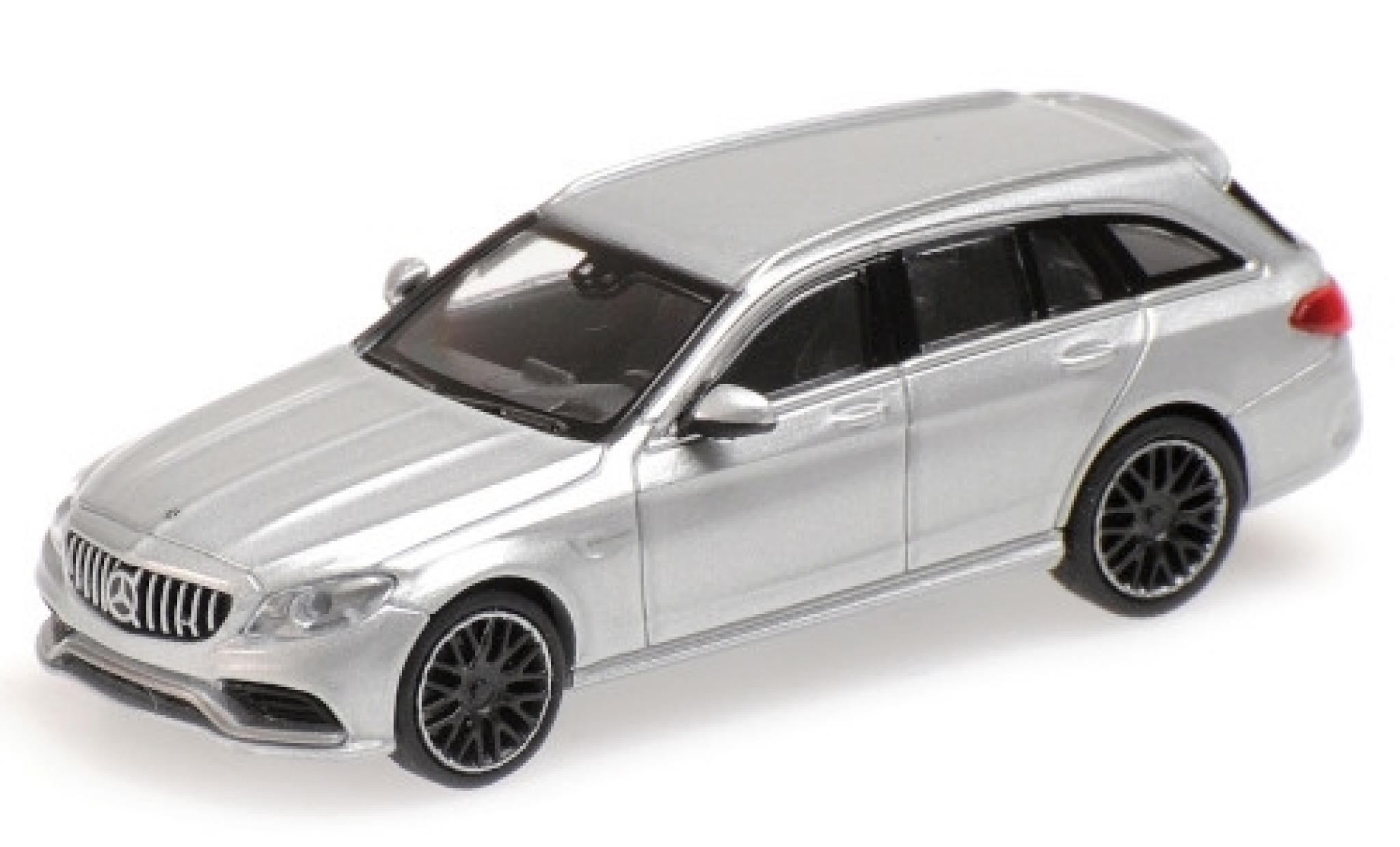 Mercedes Classe C 1/87 Minichamps AMG C63 T-Modell (S205) grigio 2019 modellino in miniatura