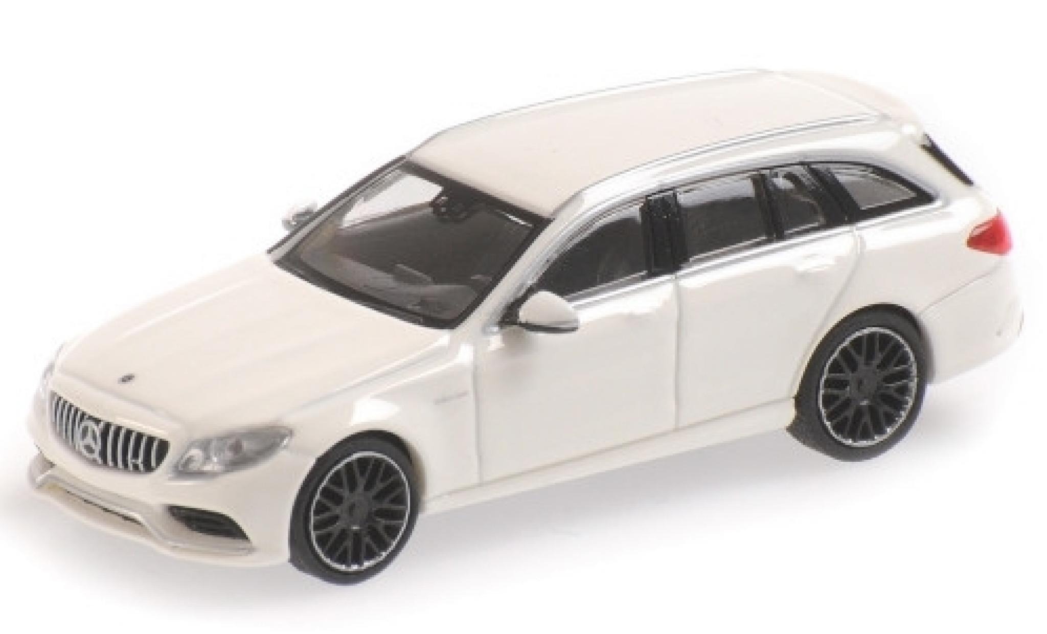 Mercedes Classe C 1/87 Minichamps AMG C63 T-Modell (S205) bianco 2019 modellino in miniatura