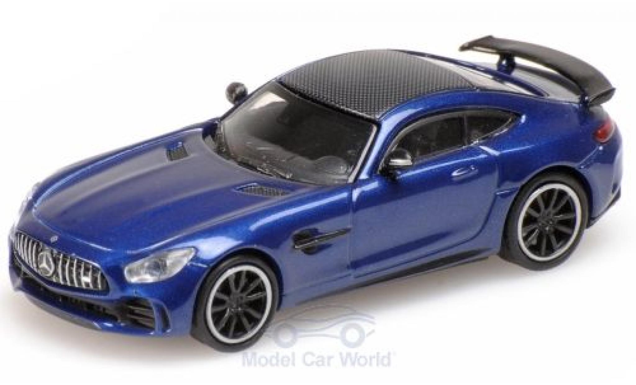Mercedes AMG GT 1/87 Minichamps R metallico blu 2017 modellino in miniatura