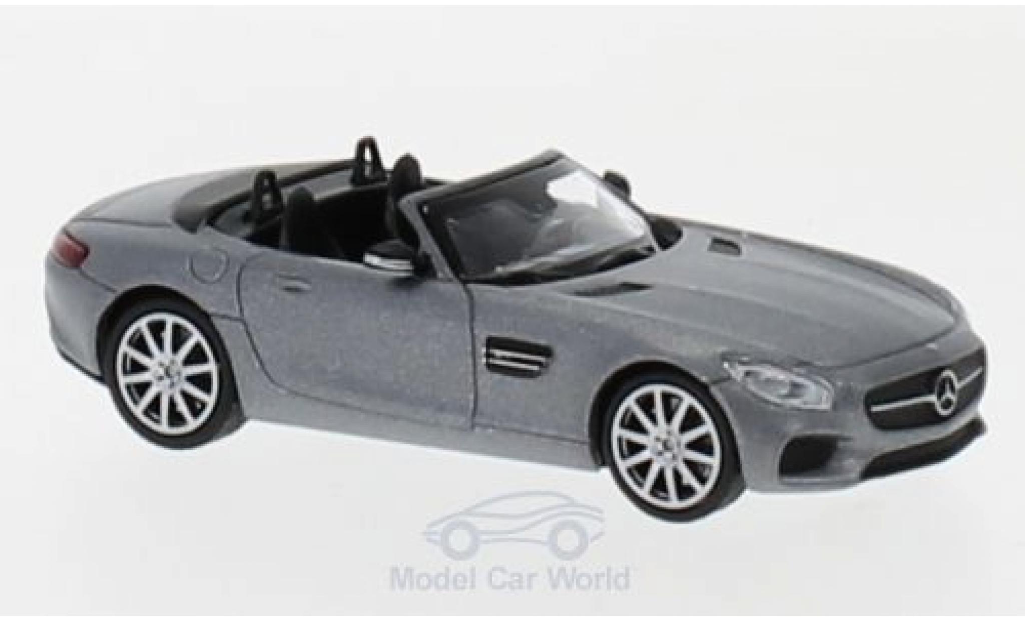 Mercedes AMG GT 1/87 Minichamps S Cabriolet matt-grigio 2017 modellino in miniatura