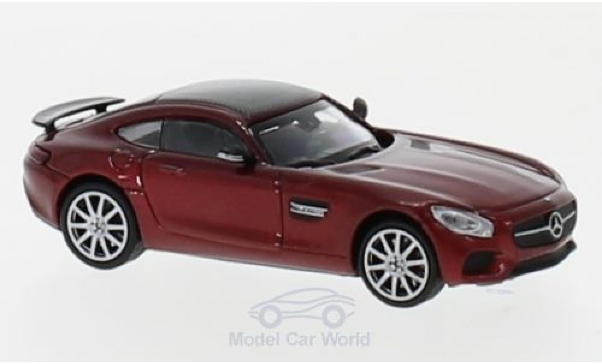 Mercedes AMG GT 1/87 Minichamps S metallico rosso 2015 modellino in miniatura