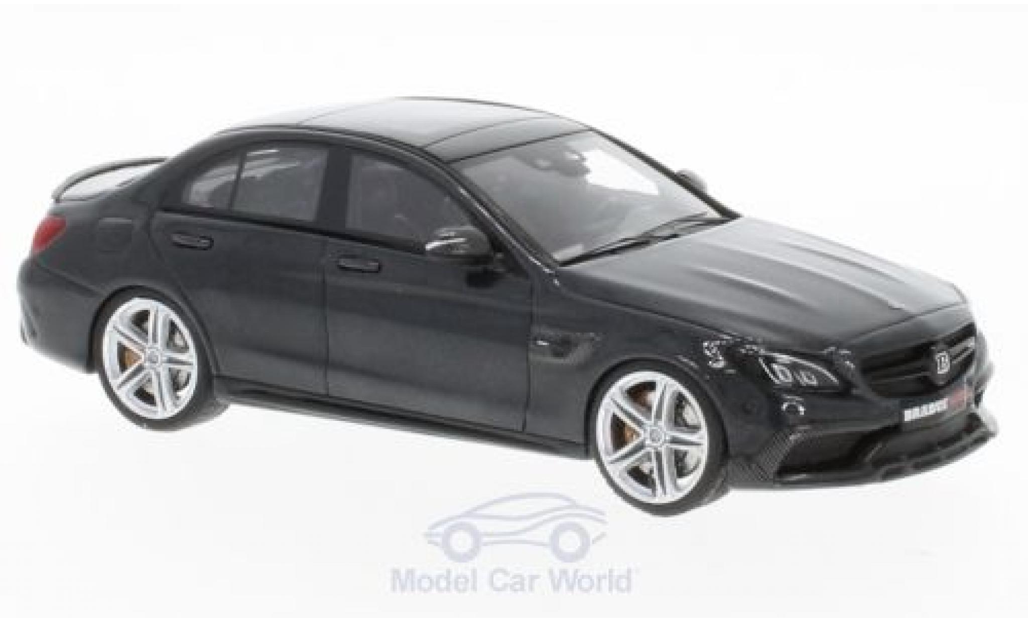 Mercedes Classe E 1/43 Minichamps Brabus 600 nero 2015 Basis AMG E63 S modellino in miniatura