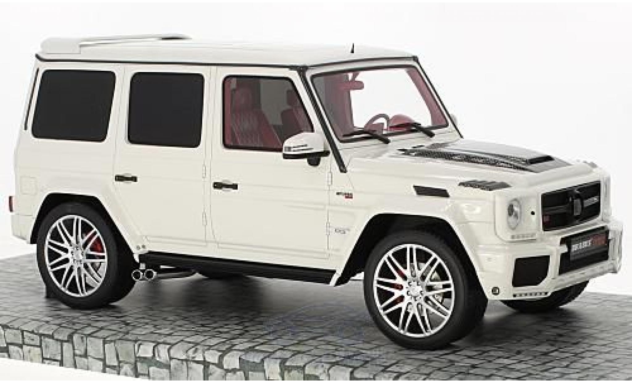 Mercedes Classe G 1/18 Minichamps Brabus 850 6.0 Widestar bianco 2016 Basis G63 AMG modellino in miniatura