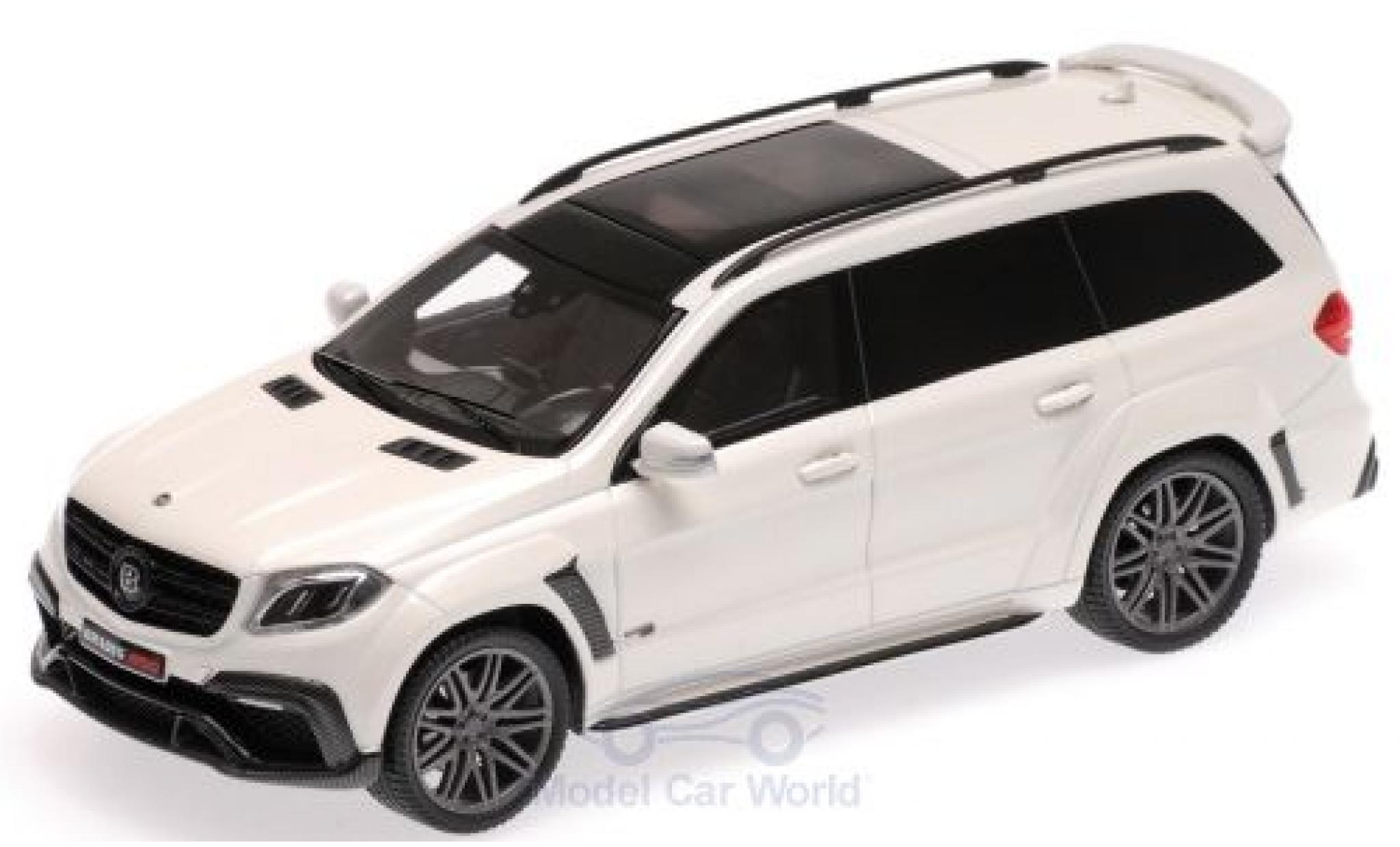 Mercedes Classe S 1/43 Minichamps Brabus 850 Widestar XL metallico bianco 2017 Basis AMG GLS 63 modellino in miniatura