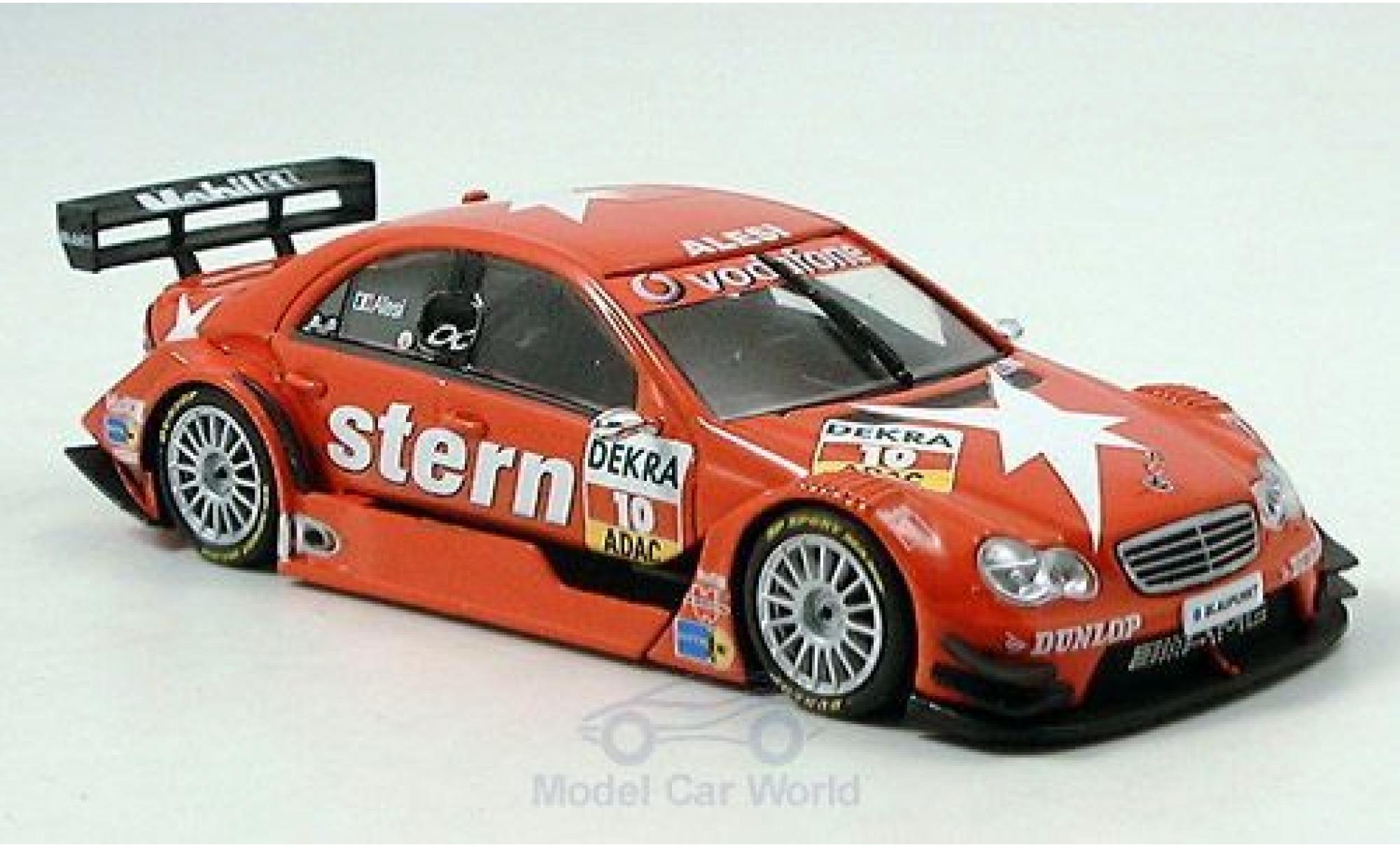 Mercedes Classe C DTM 1/43 Minichamps DTM No.10 Team Persson Stern DTM 2006 J.Alesi modellino in miniatura