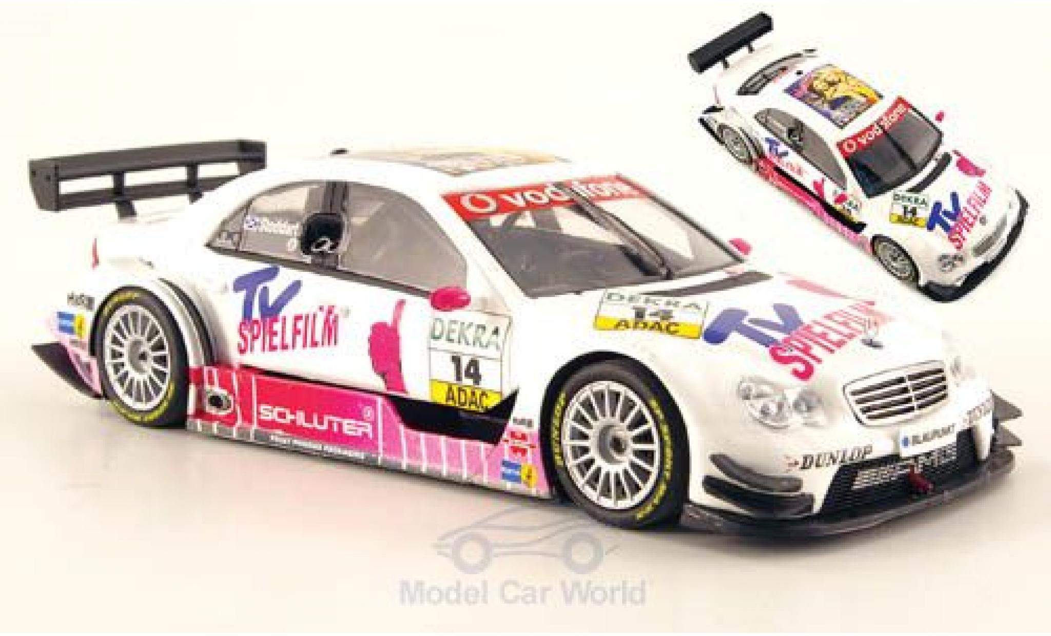 Mercedes Classe C DTM 1/43 Minichamps DTM No.14 Team Mücke DTM 2007 S.Stoddart modellino in miniatura